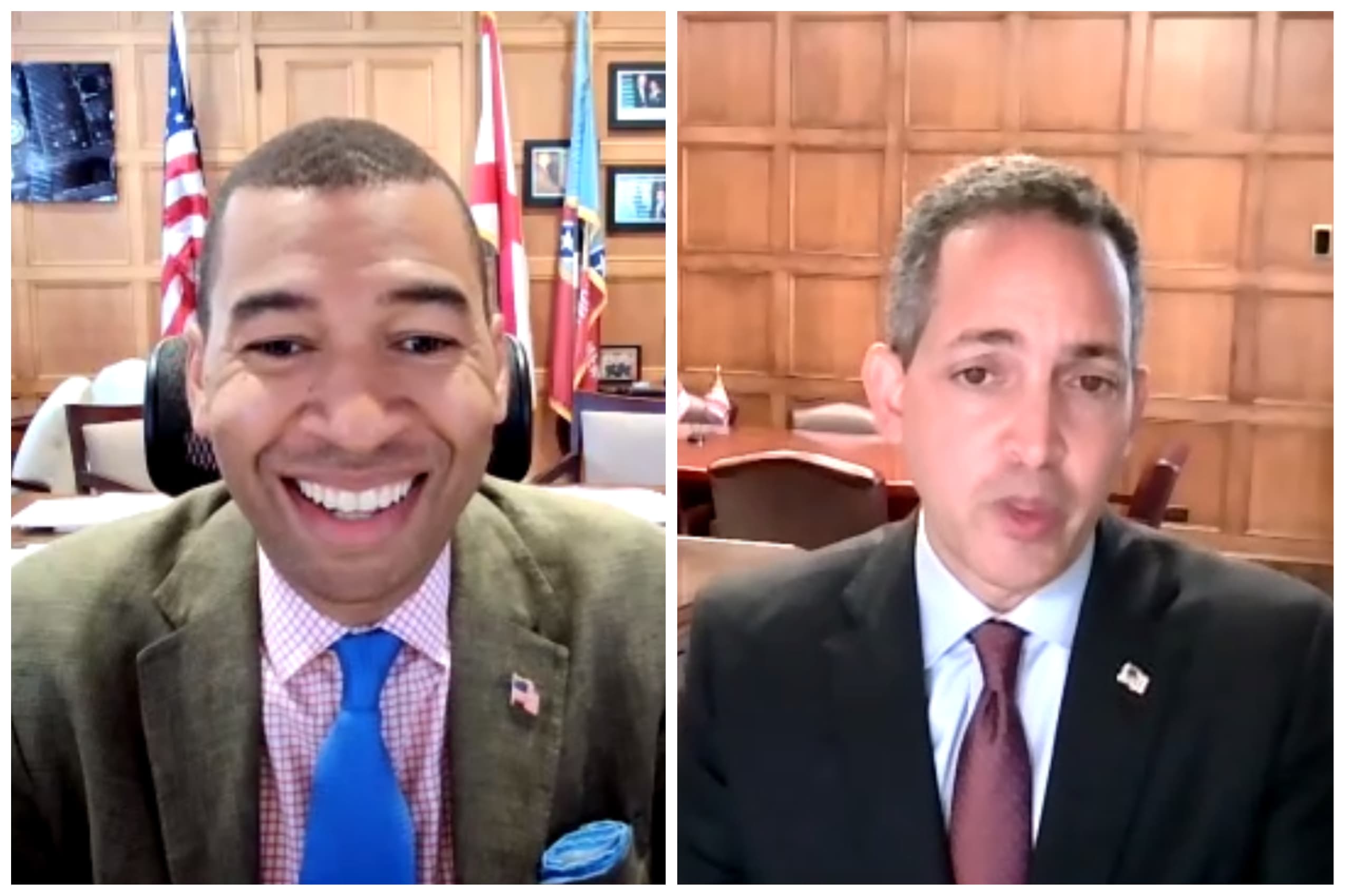 Montgomery Mayor Steven Reed and Deputy Secretary of Commerce Don Graves. Image courtesy Business Forward.