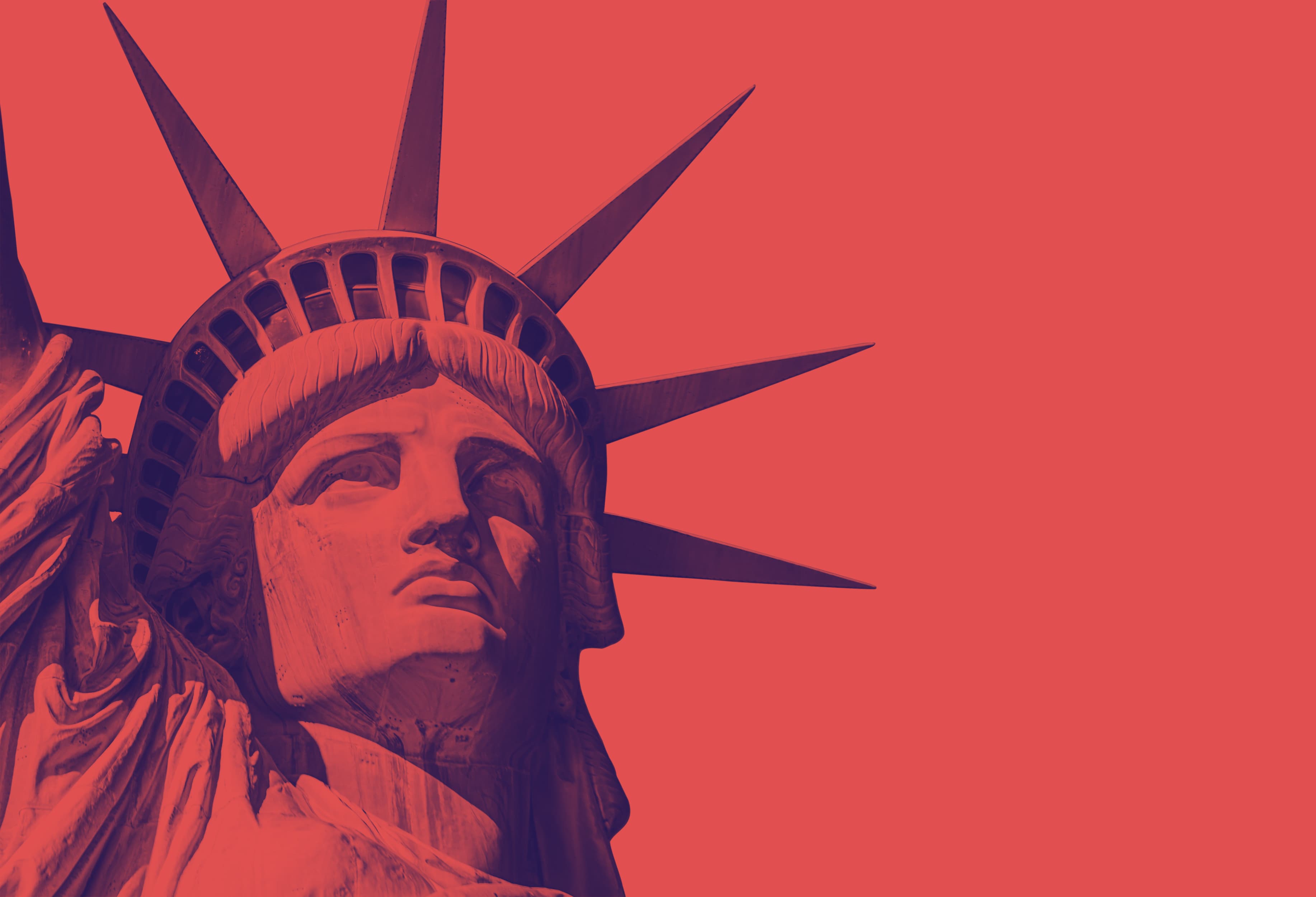 The statue of liberty