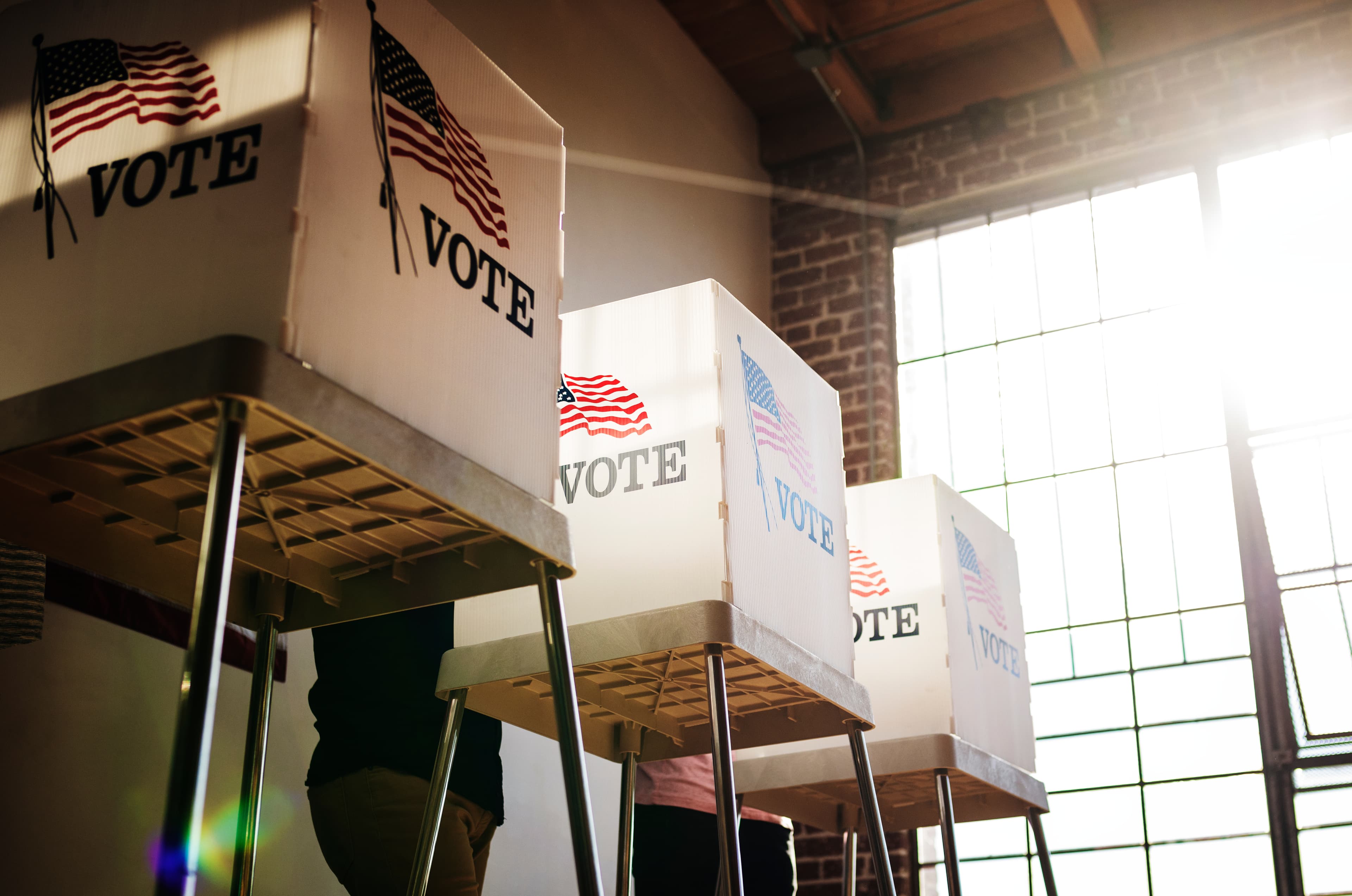 Election voting booth