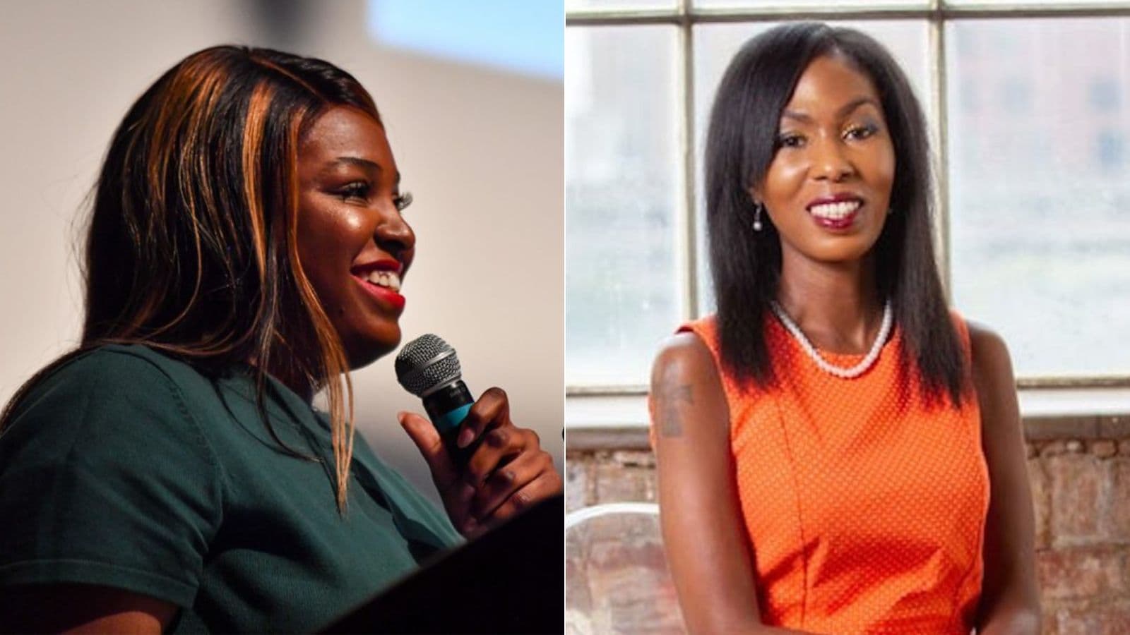 Khadidah Stone, left, and Adia Winfrey, right.