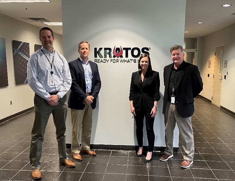 Sen. Katie Britt at Kratos SRE in Birmingham.