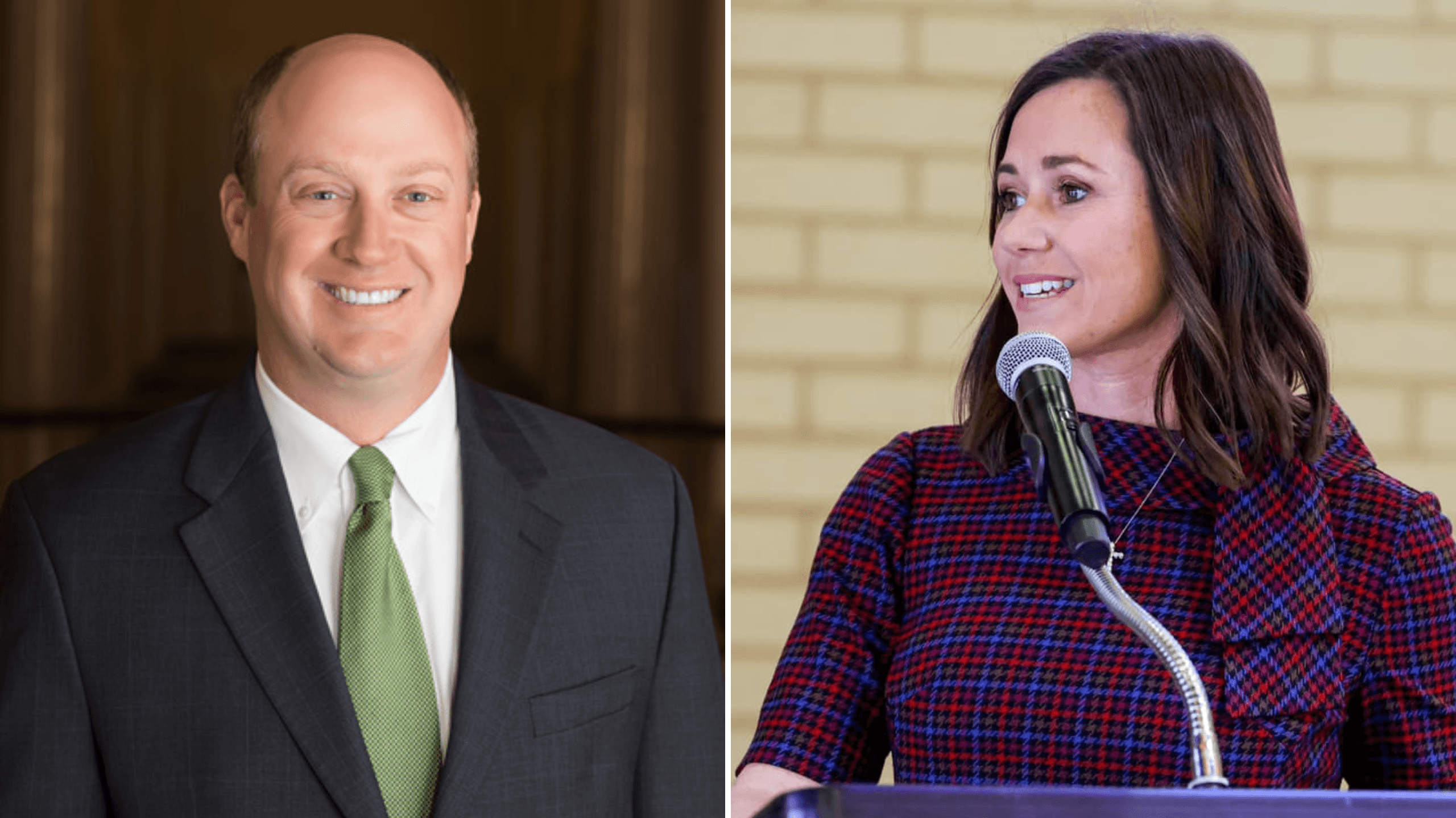 Lt. Gov. Will Ainsworth and Sen. Katie Britt