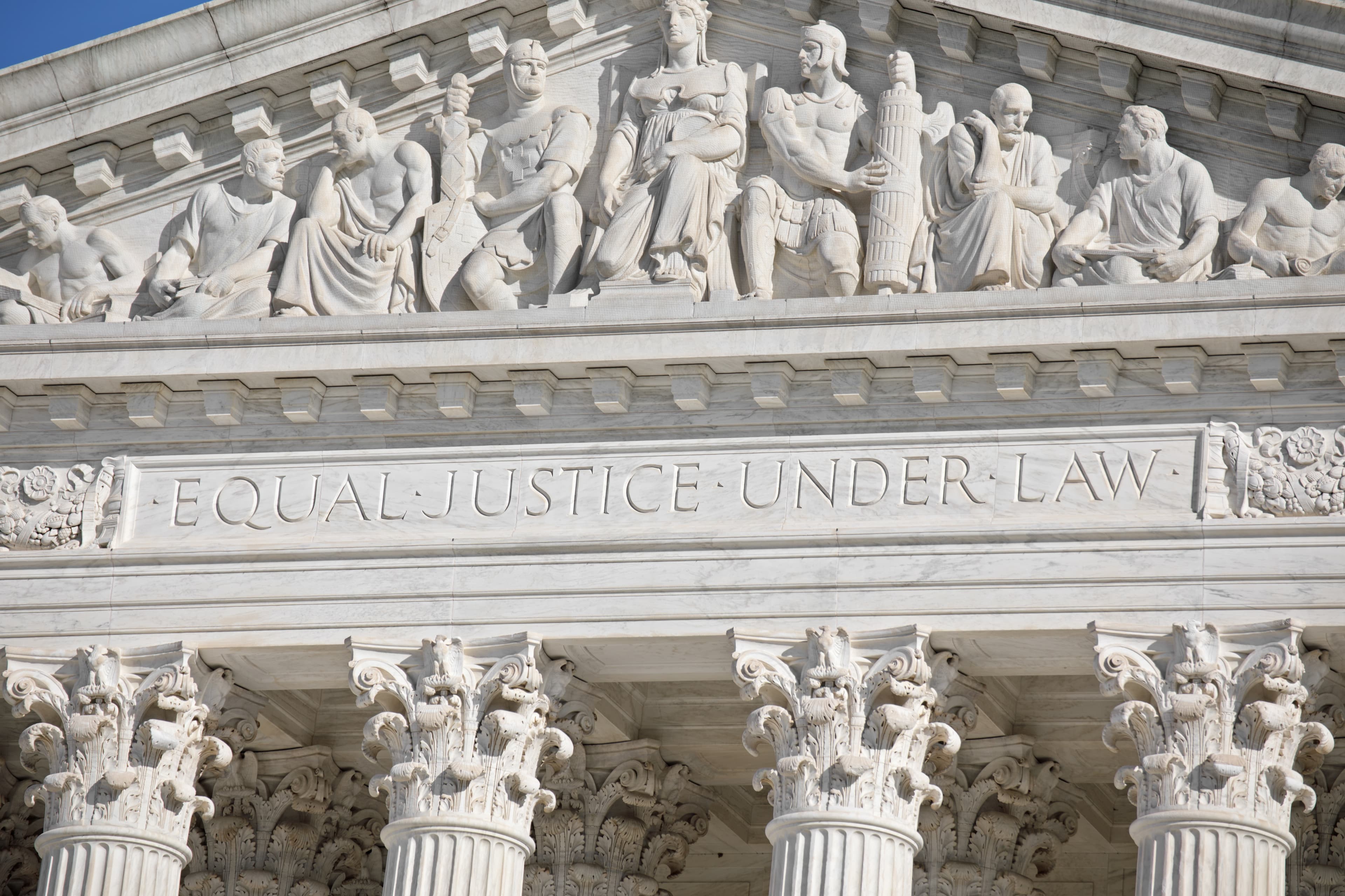 U.S. Supreme Court Building Pediment Detail