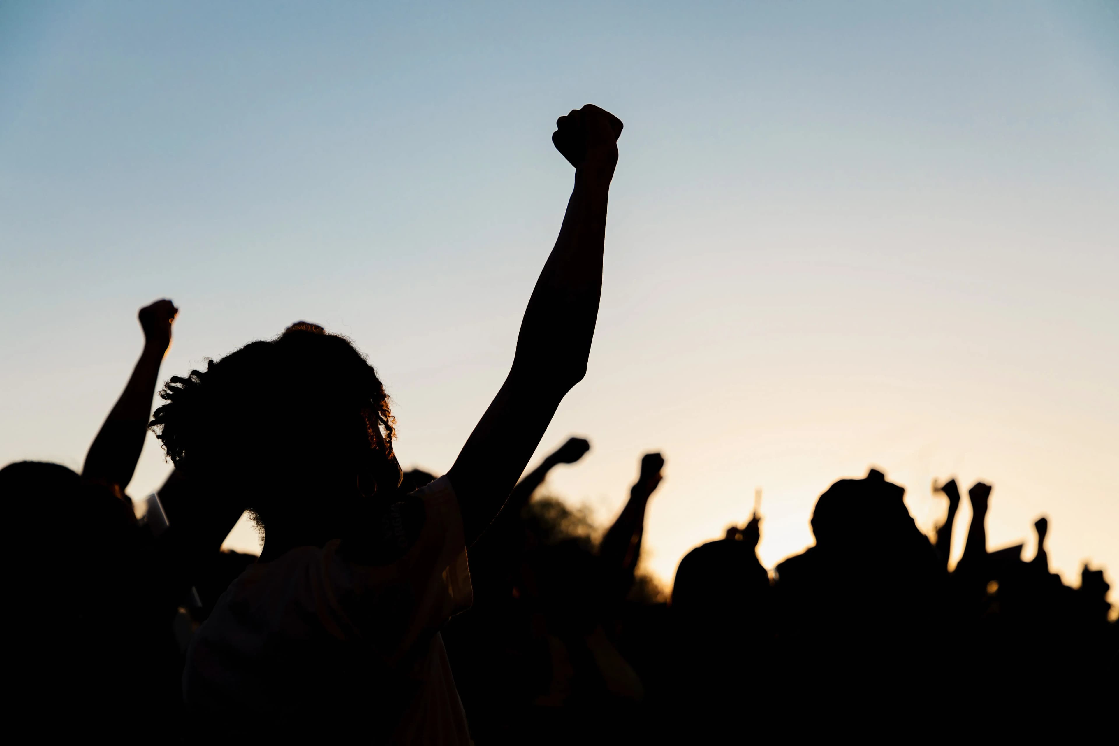 Protest stock photo 421076012