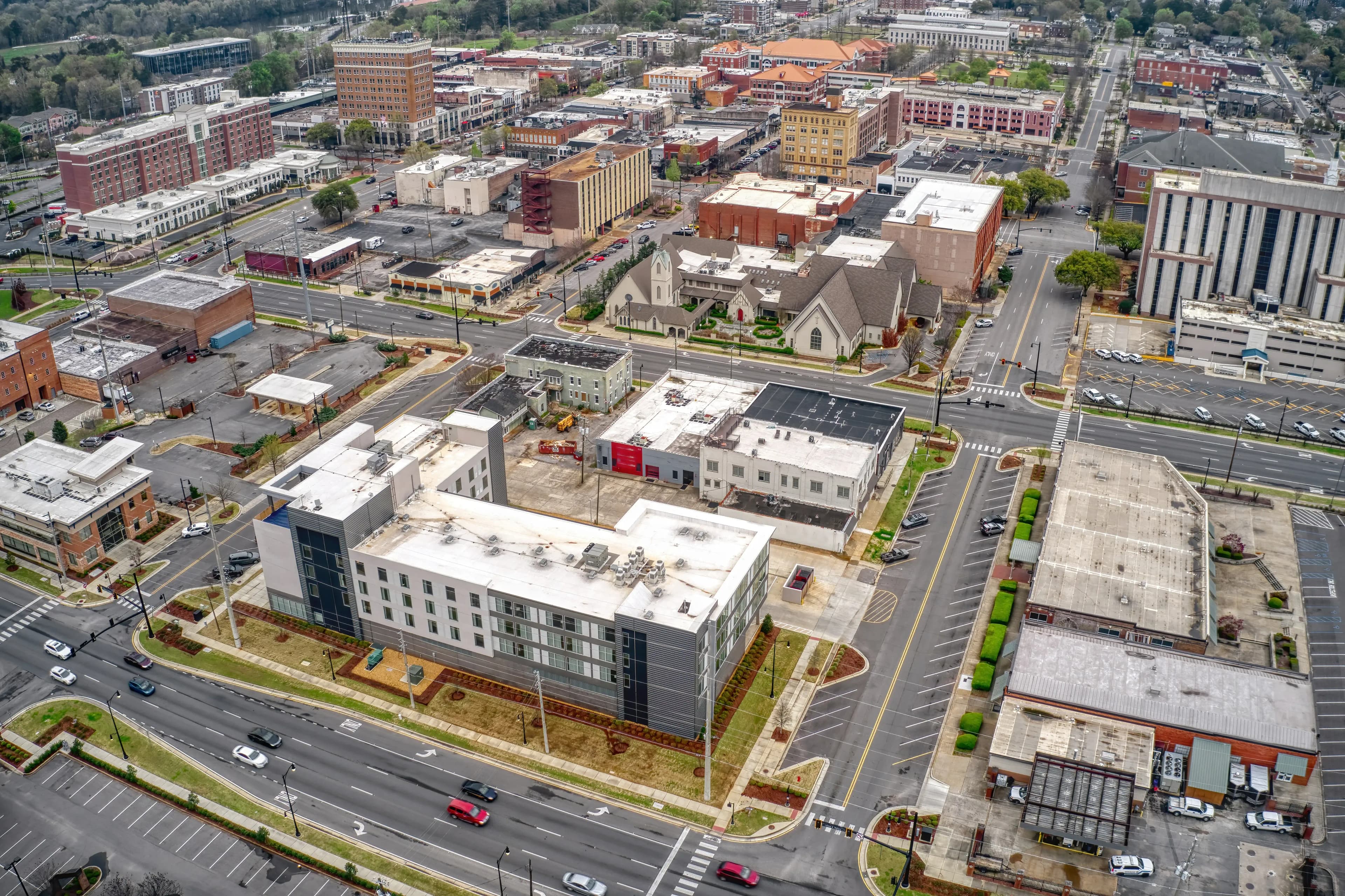 Downtown Tuscaloosa, Alabama.