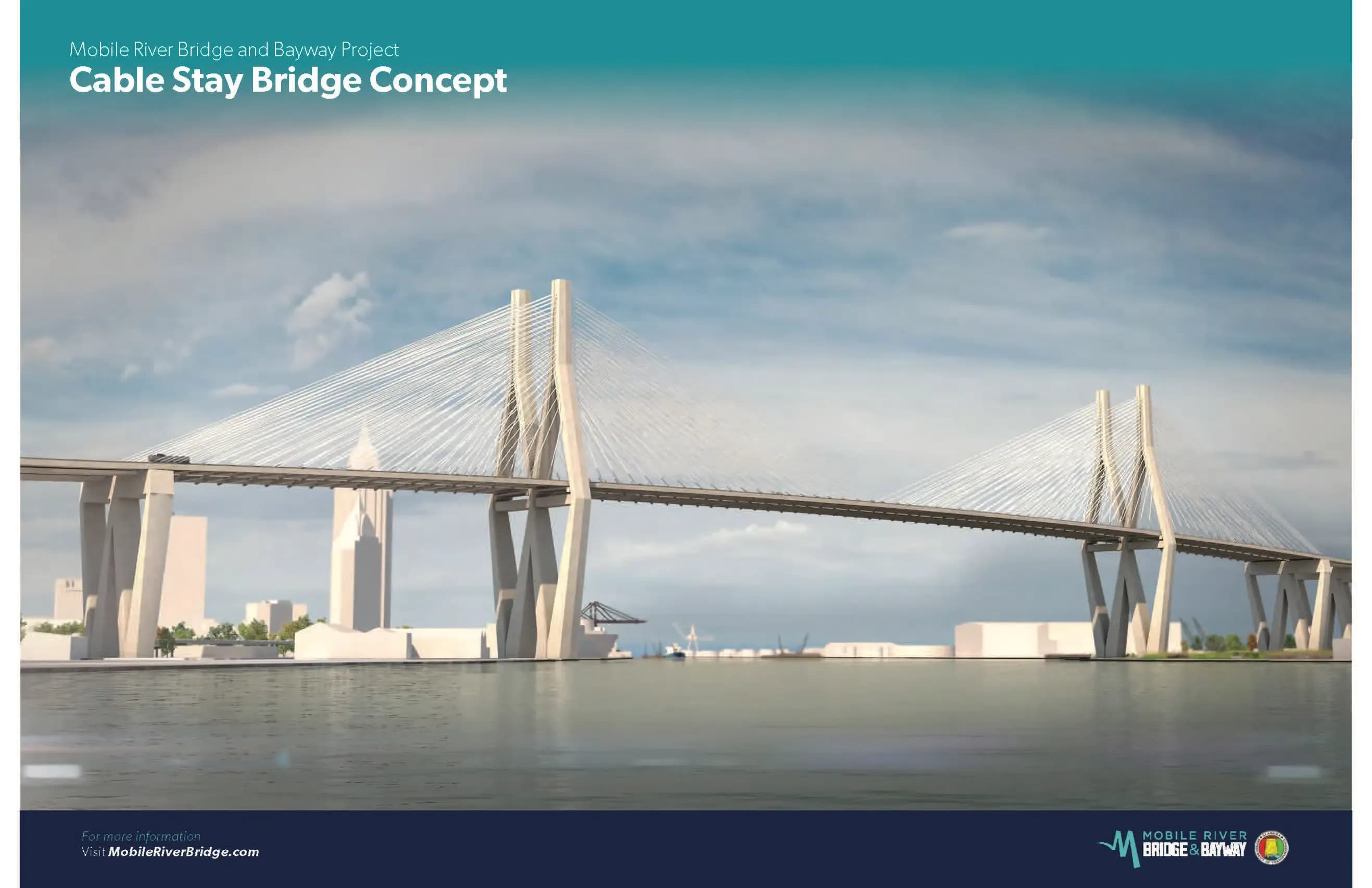 Mobile River Bridge and Bayway