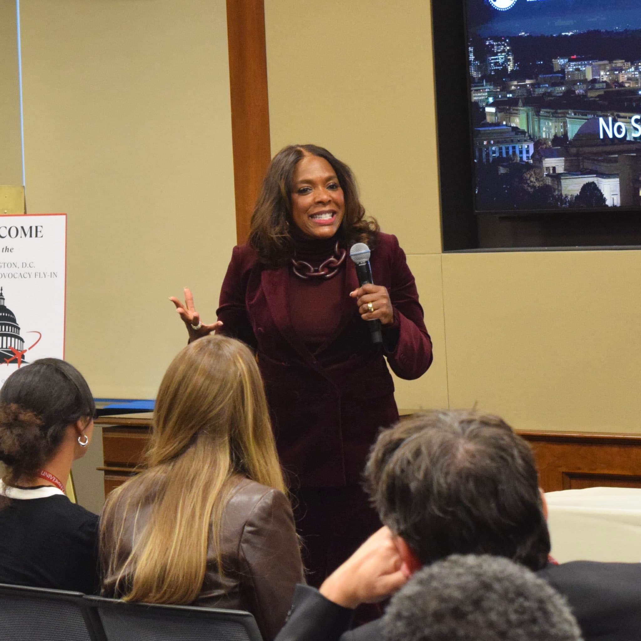 Rep. Terri Sewell speaks at an event.