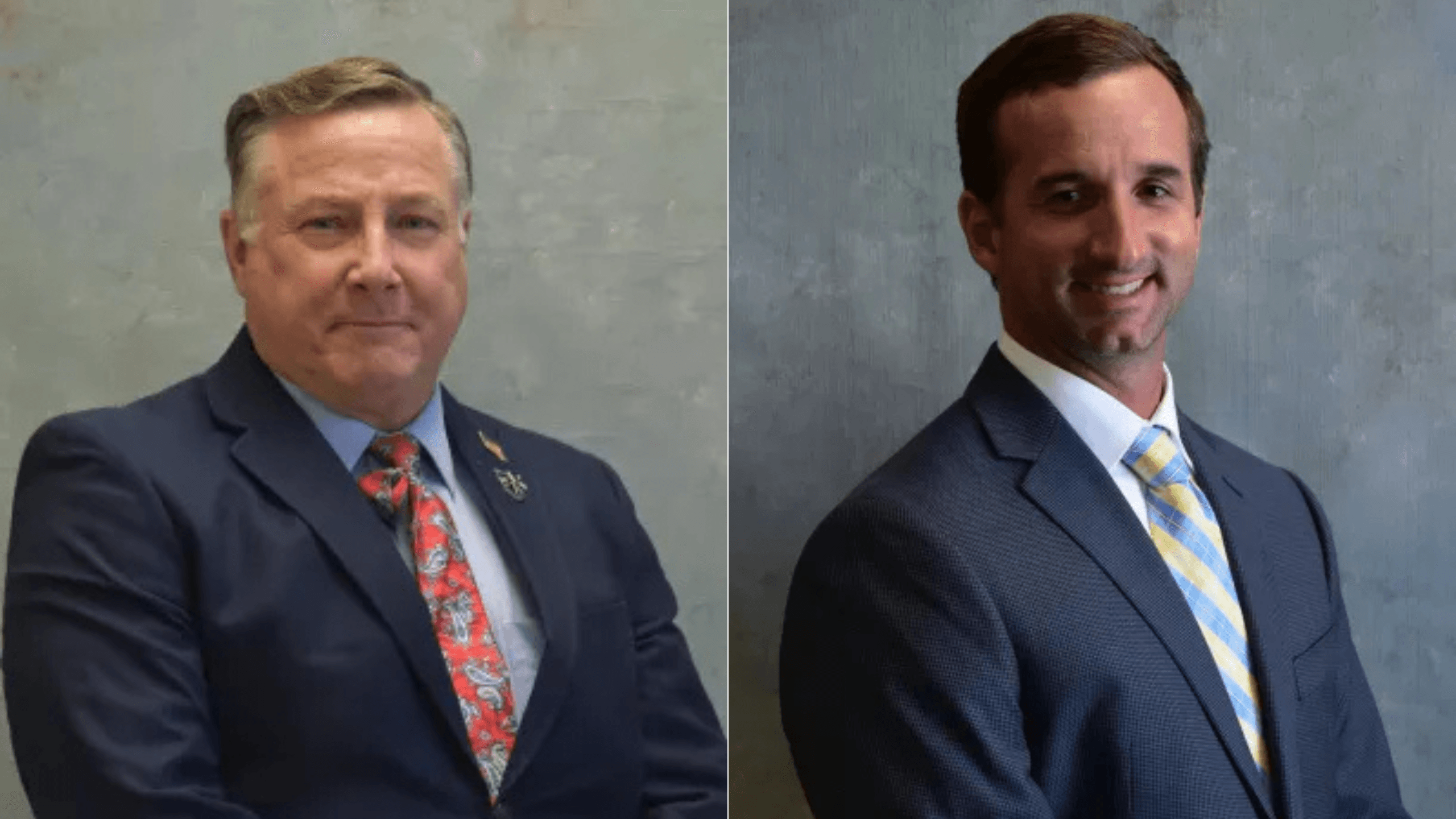 Alexander City Mayor Woody Baird and City Council member Eric Brown.