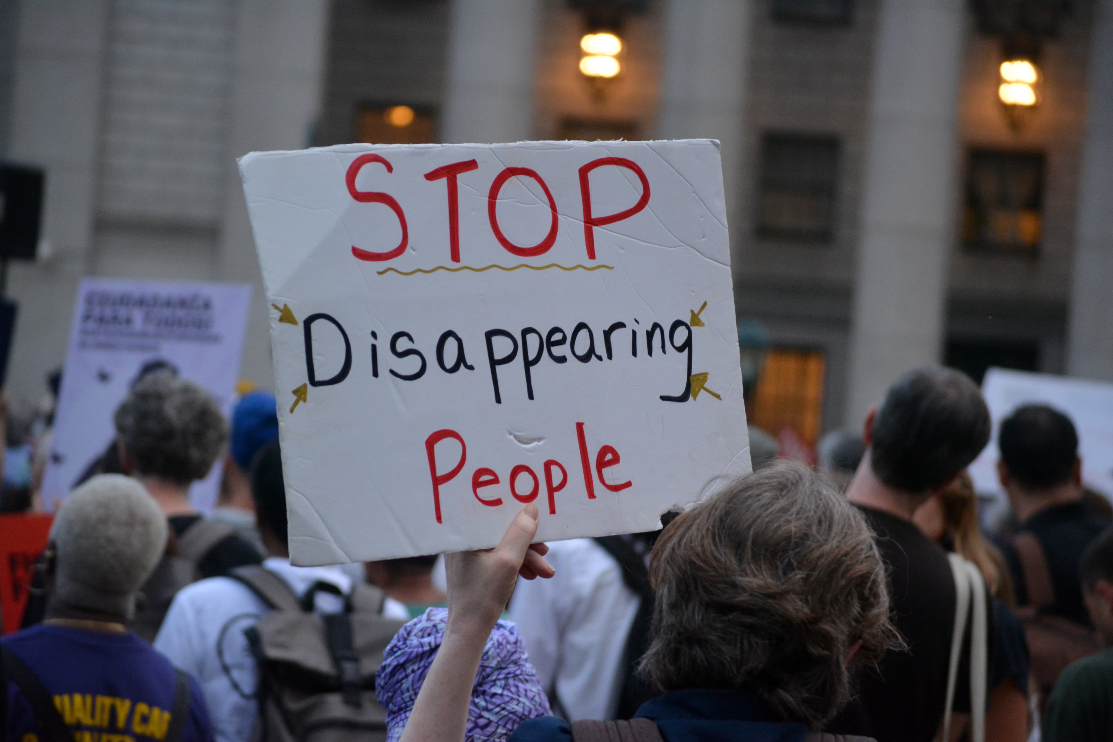 Anti-Ice rally in New York City.