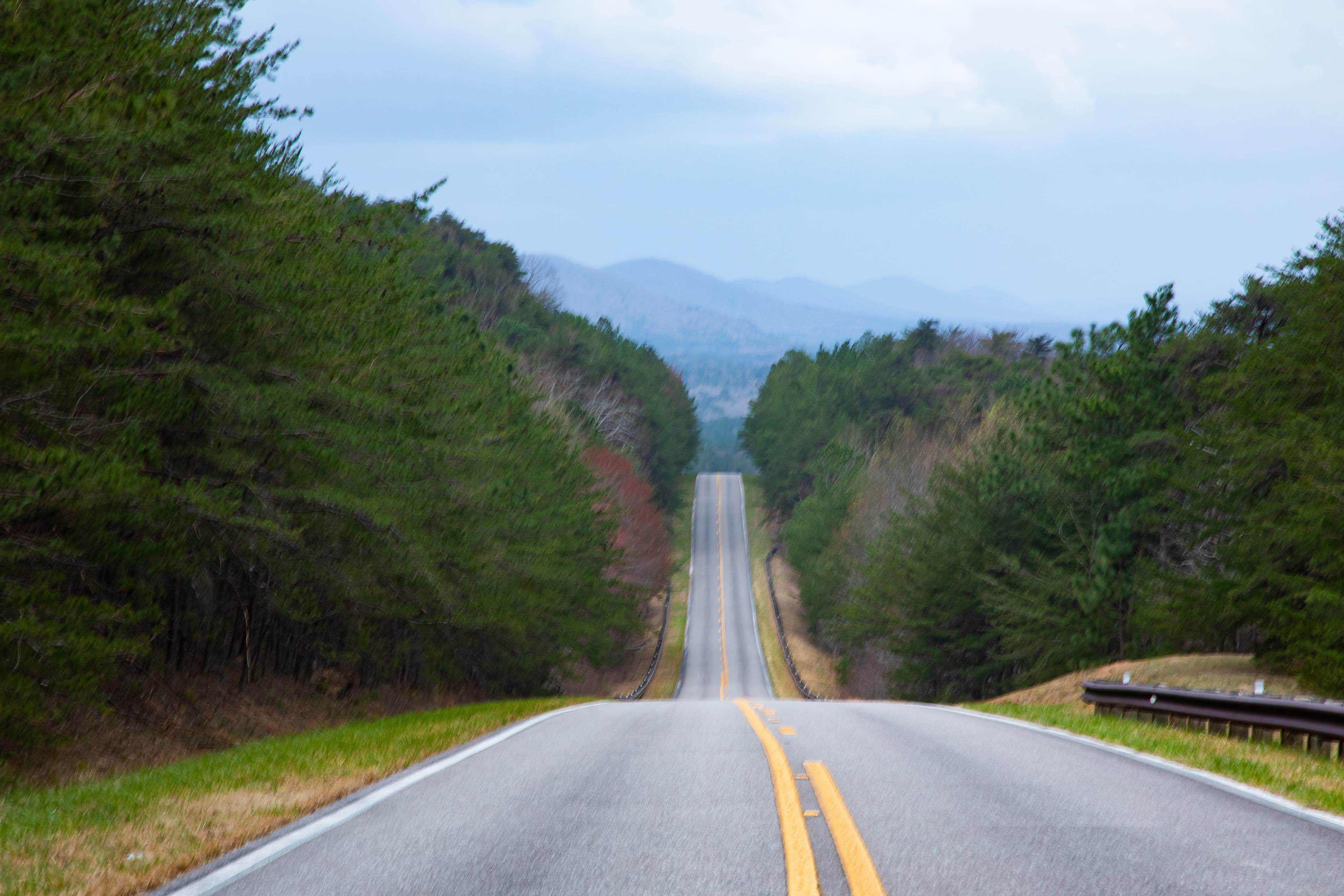 A highway in rural Alabama.