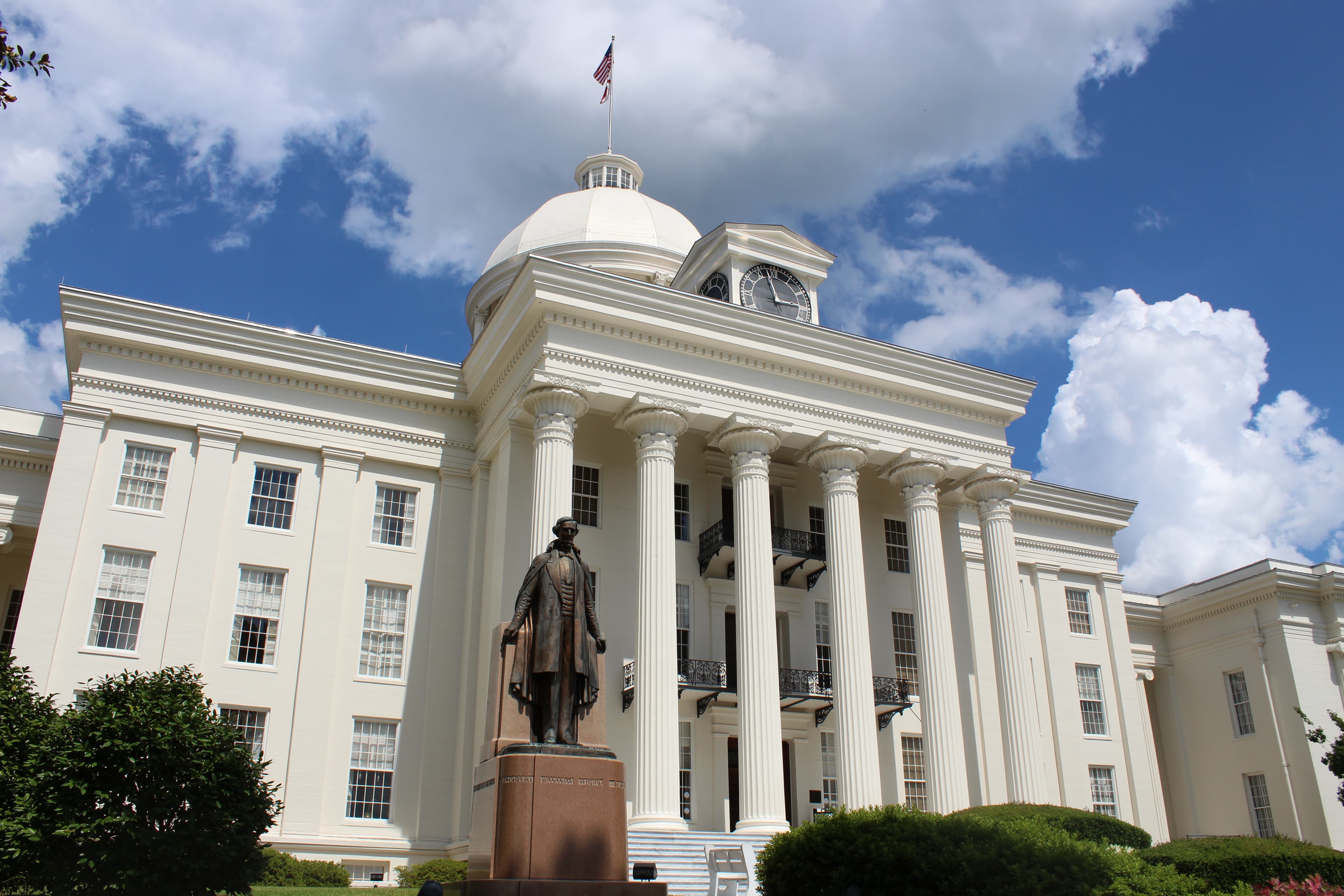 The Alabama Capitol building.