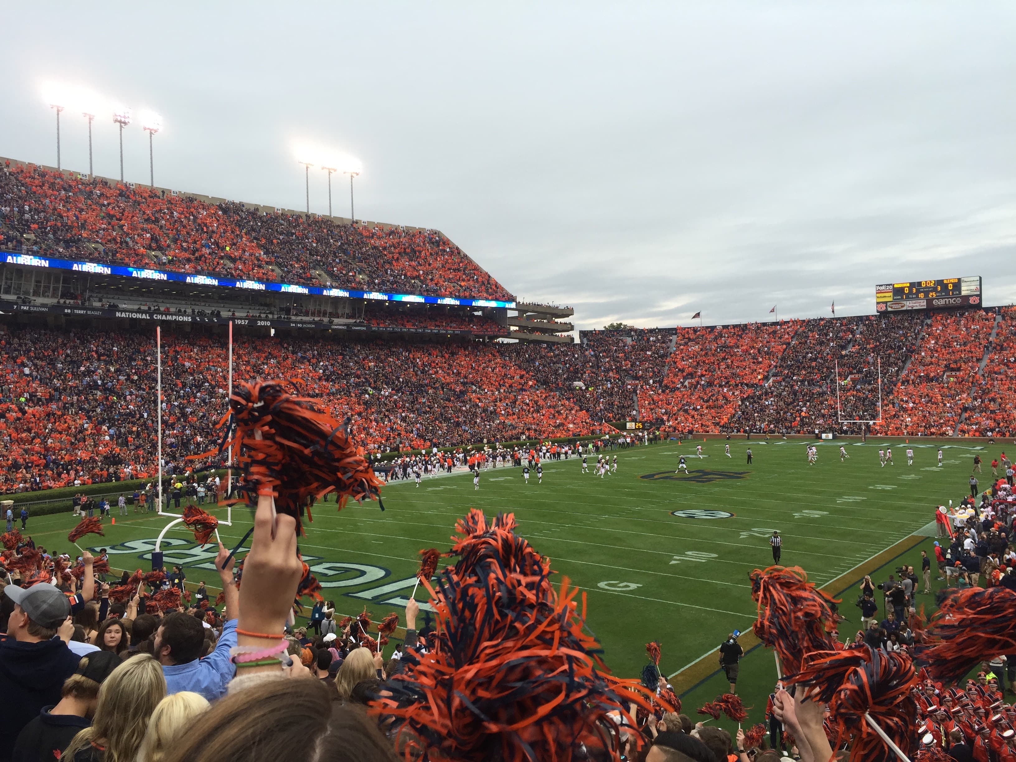 An Auburn University football game.