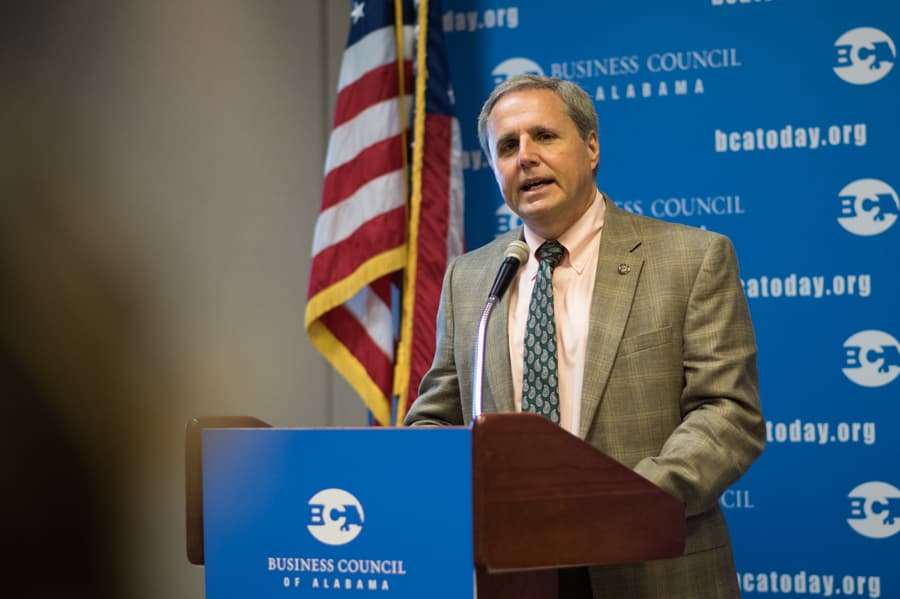 State Rep. Danny Garrett speaking to the BCA.
