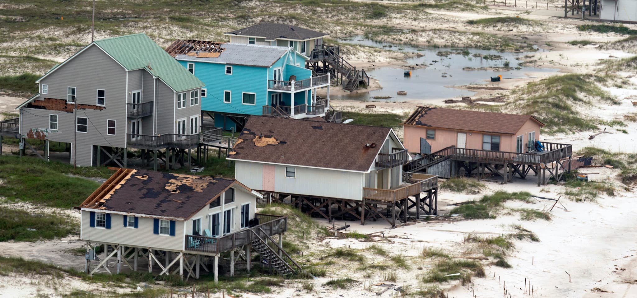 Gov. Kay Ivey took a tour of the damage from Hurricane Sally on the gulf coast Friday September 18, 2020. (Governor's Office/Hal Yeager)