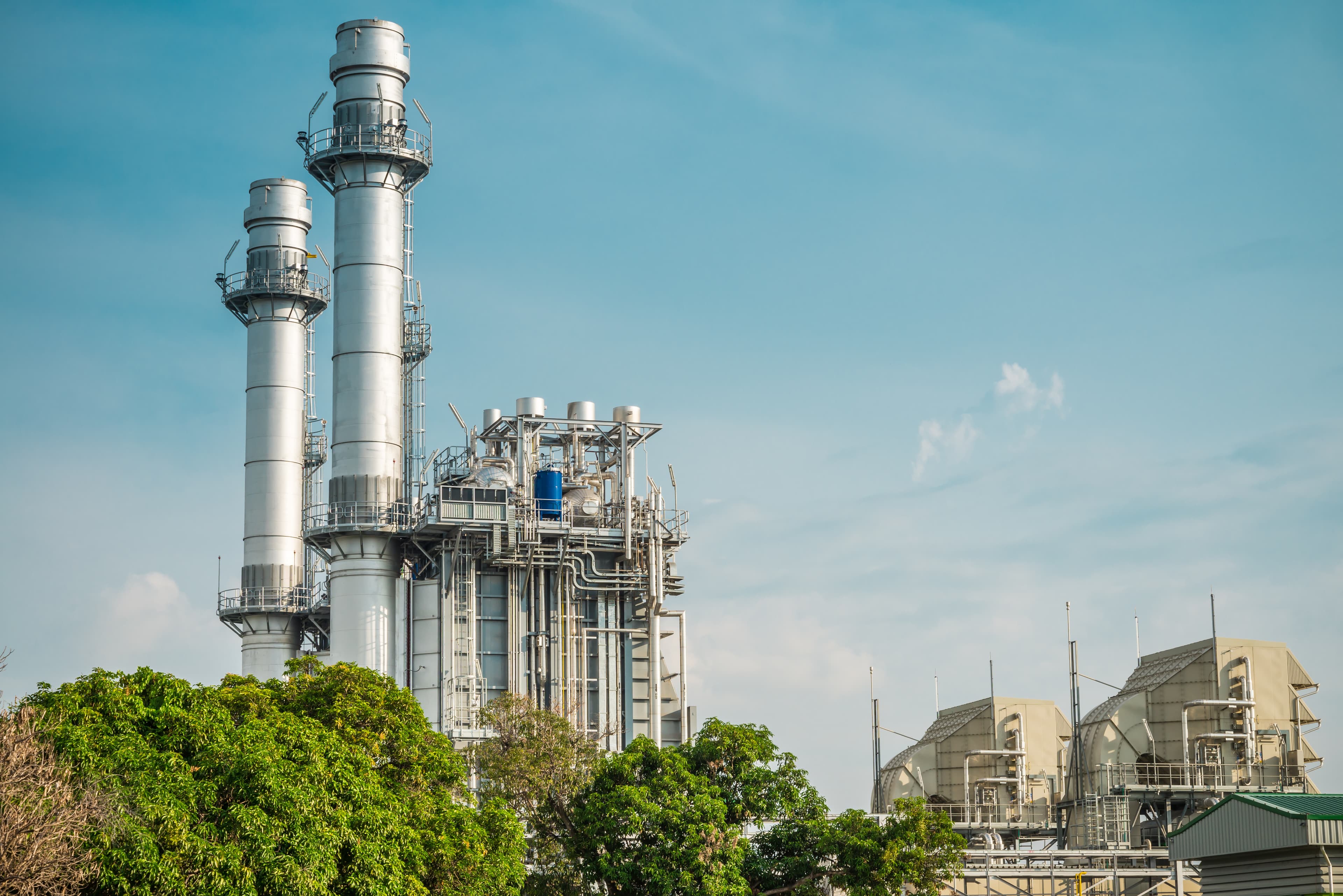 Natural gas electric power plant
