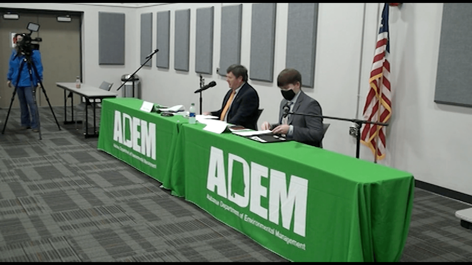 An Alabama Department of Environment Management public hearing on an Alabama Power Company Gadsden Steam Plant on Nov. 10, 2020.