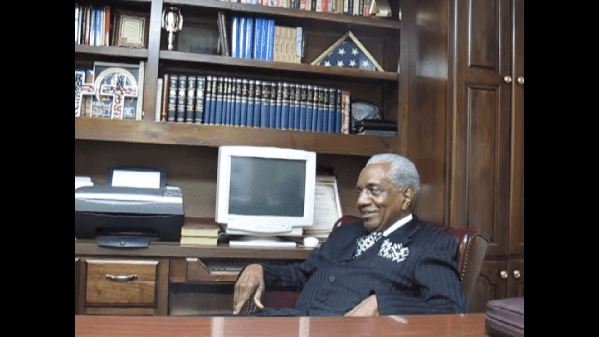 Frederick D. Reese during an interview. (VIA YOUTUBE)