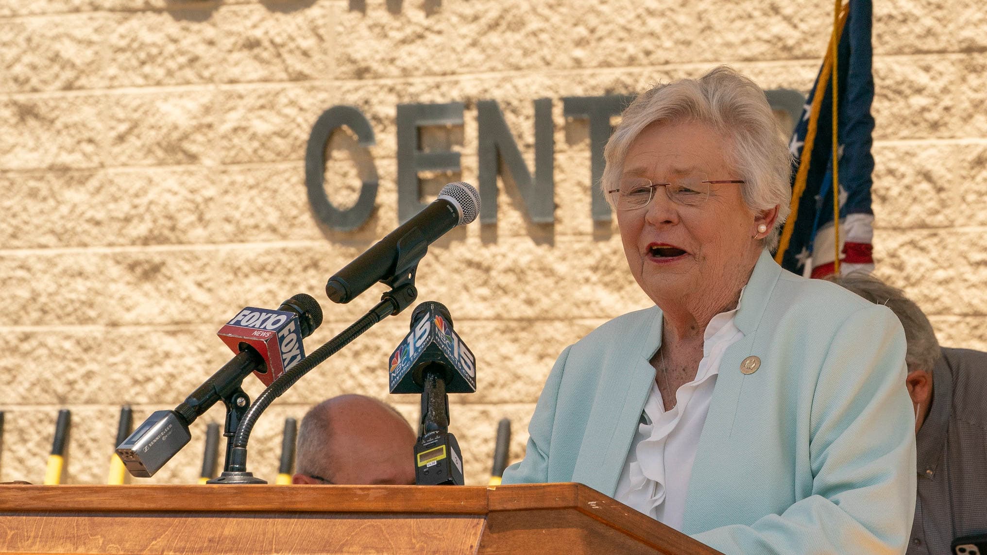 Governor Kay Ivey spoke at and participated in the Washington County Hospital Emergency Department Groundbreaking Tuesday, April 27, 2021 in Chatom, Ala. (Governor's Office/Hal Yeager)