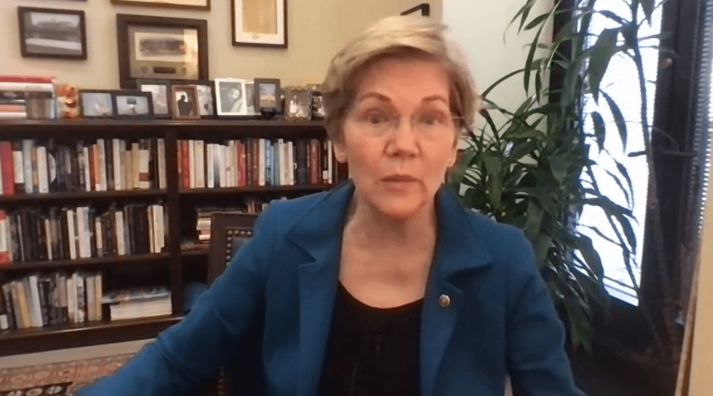 Sen. Elizabeth Warren, D-Massachusetts.