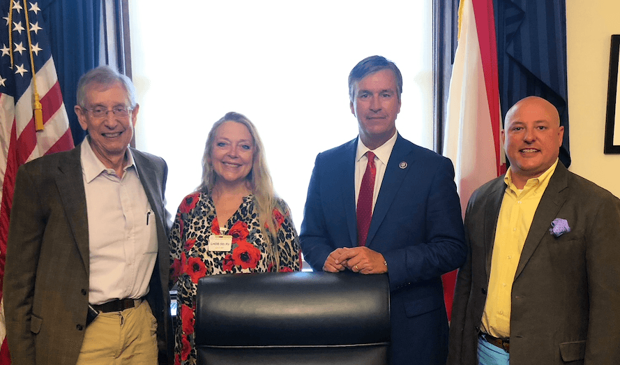 Howard Baskin, Carole Baskin, Rep. Barry Moore, and Marty Irby | Photo by Animal Wellness Action.