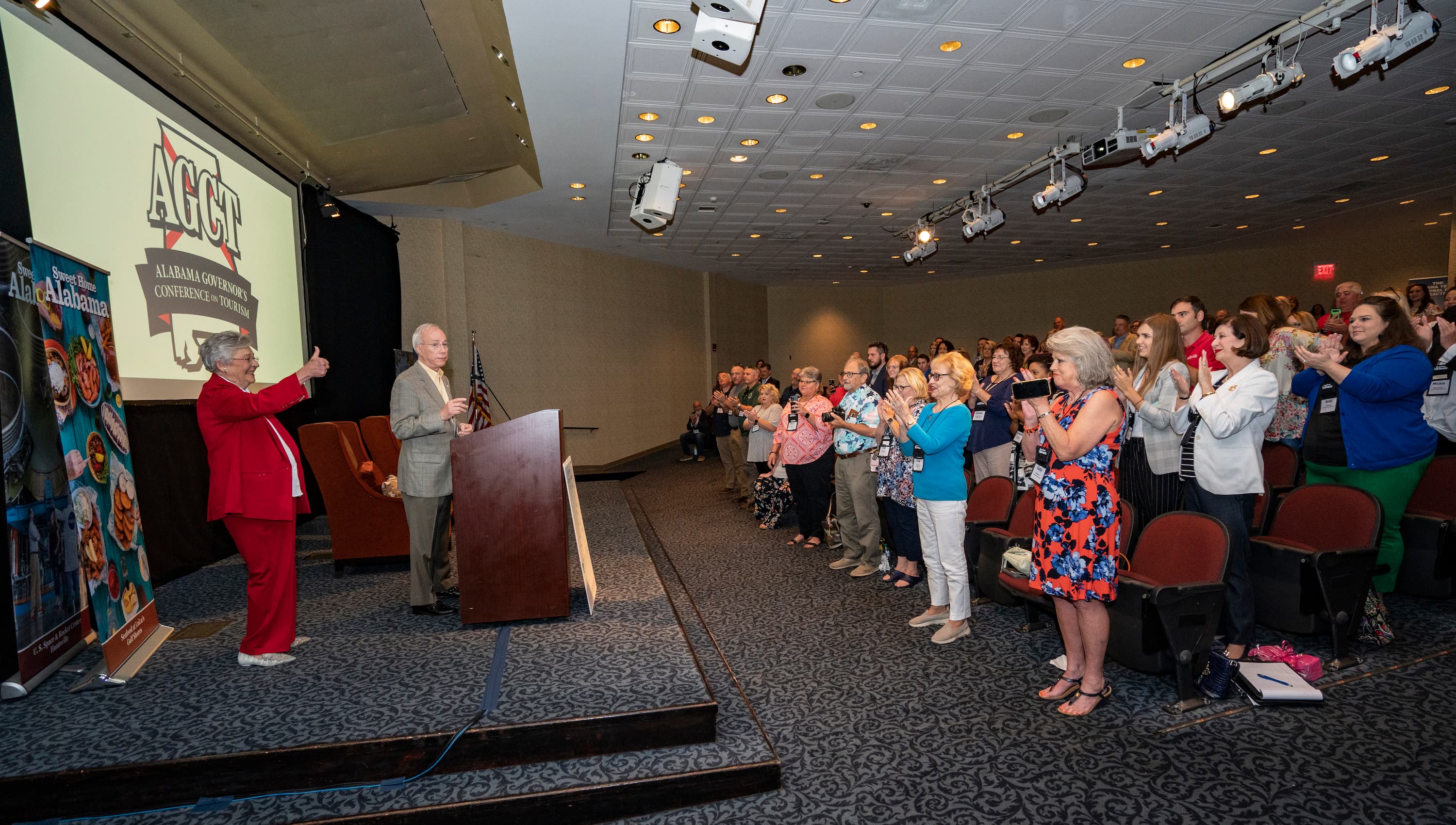Governor Kay Ivey gave remarks to the Alabama Governor's Conference on Tourism at the The Hotel at Auburn University and Dixon Conference Center Tuesday August 30, 2022 in Auburn, Ala.