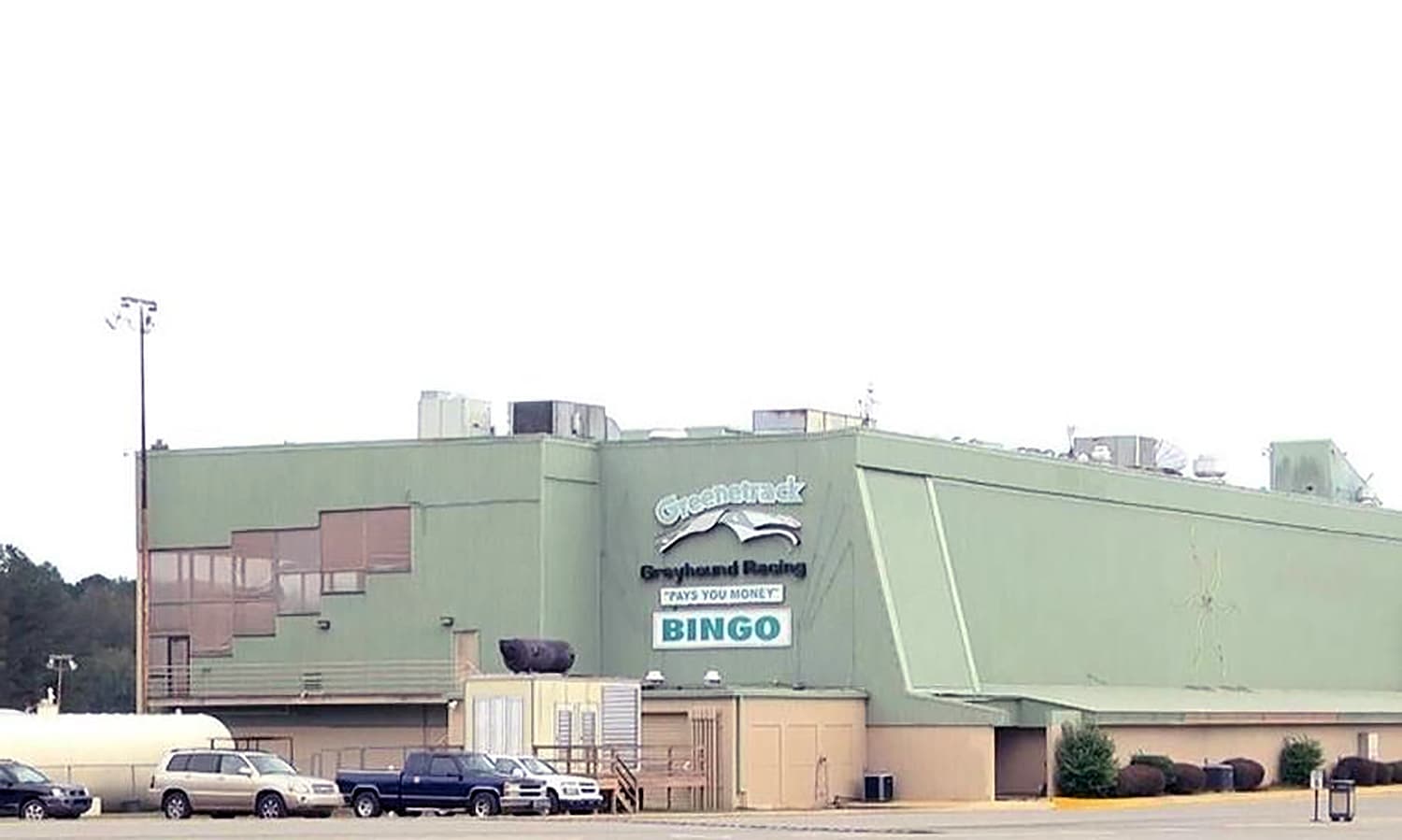 The exterior of GreeneTrack.