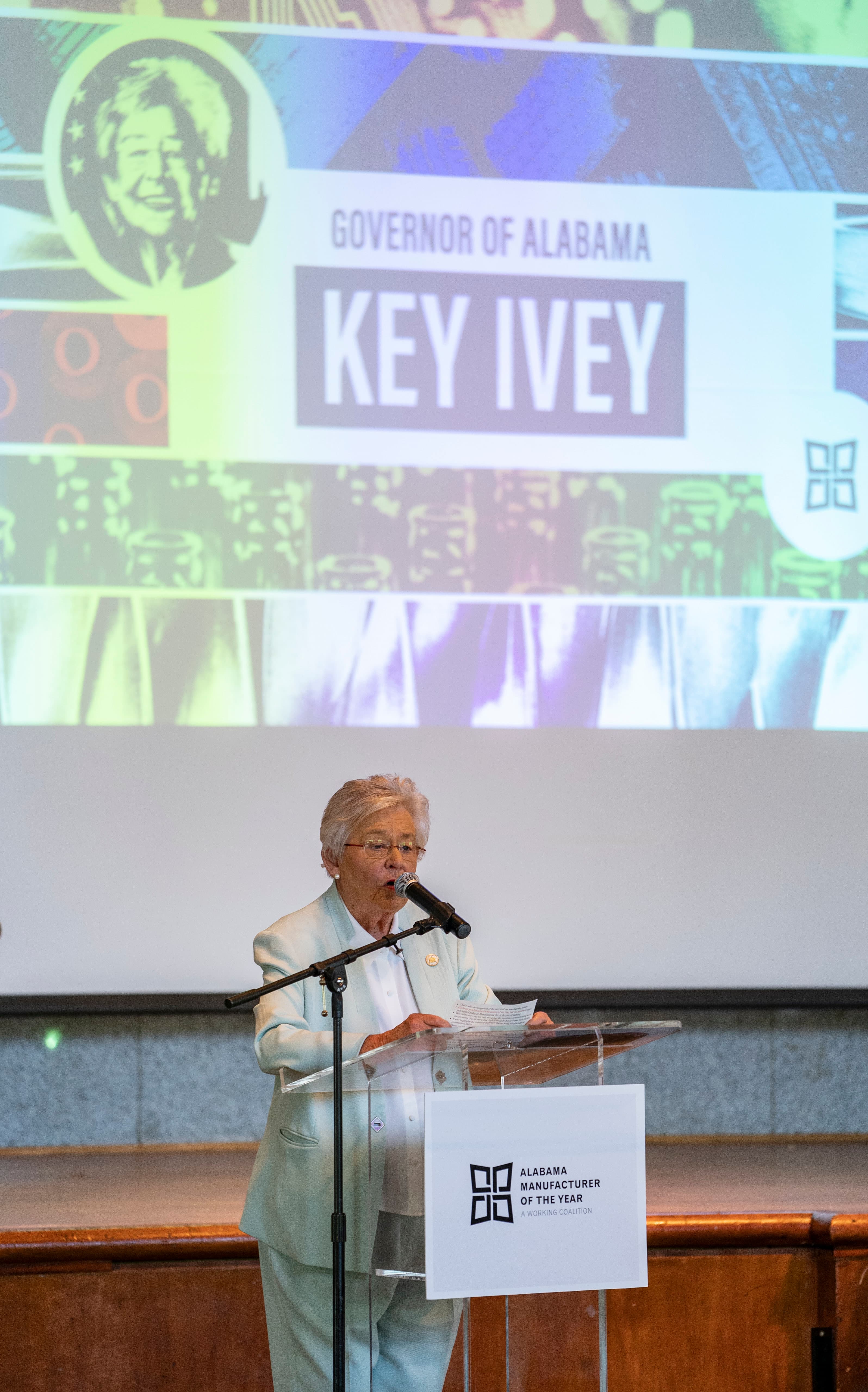 Governor Kay Ivey gave remarks to the Alabama Manufacturer of the Year Awards Friday October 07, 2022 in Montgomery, Ala.