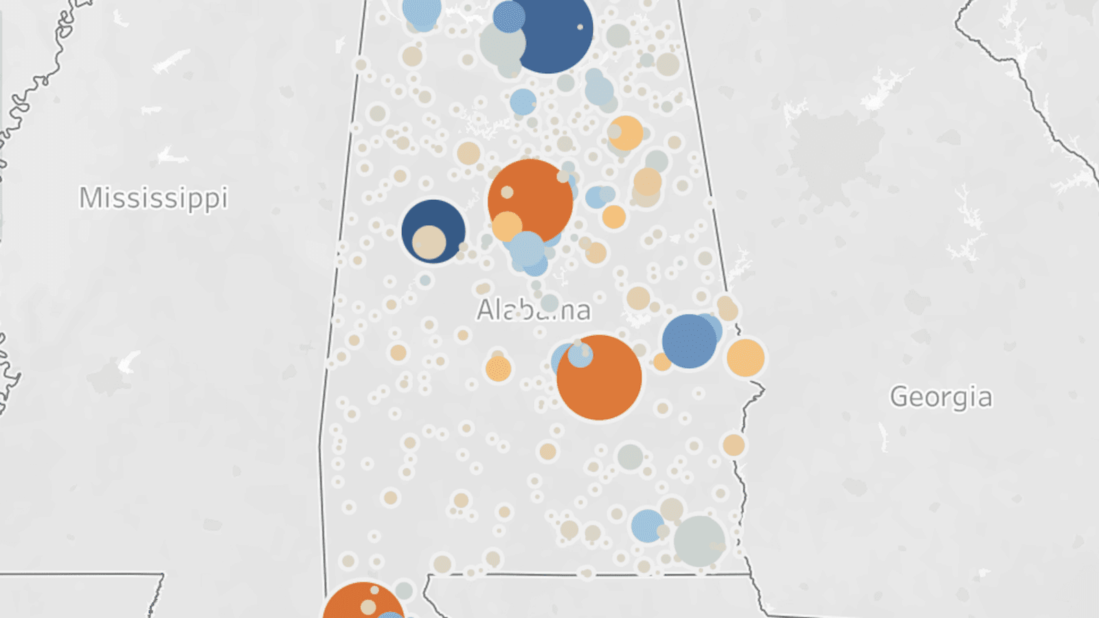 A map shows where the state saw most of its population growth since the pandemic.