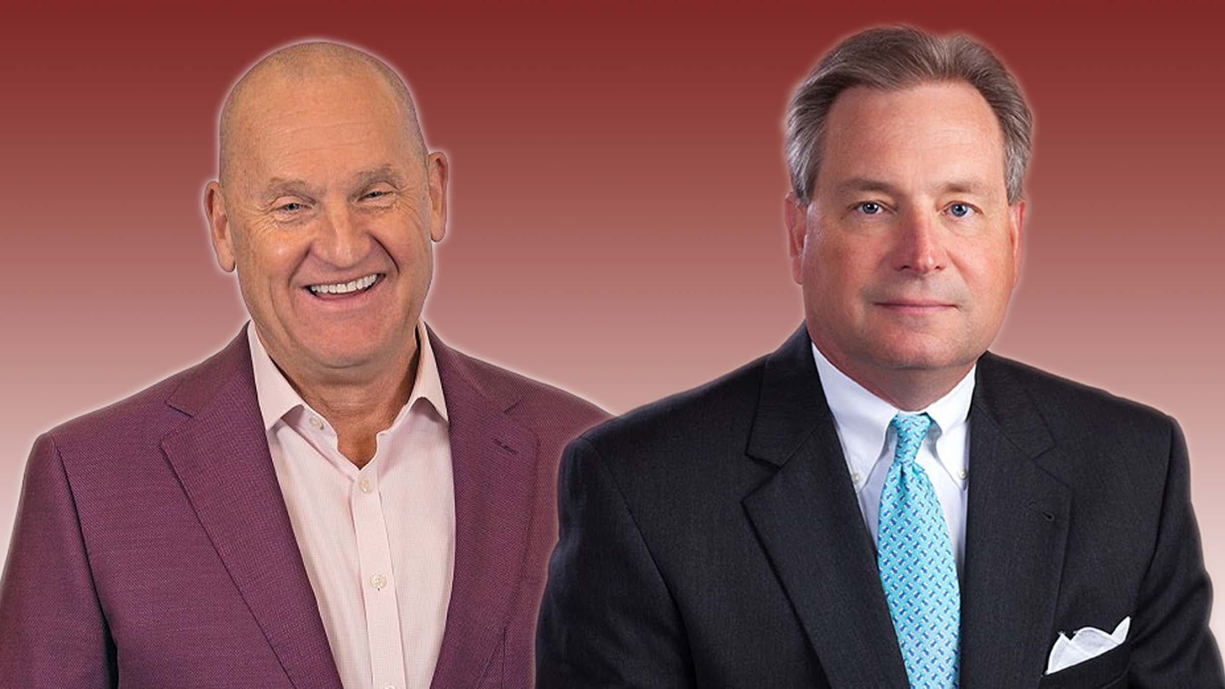Alabama Power CEO Jeff Smith, left, and PowerSouth Energy Cooperative CEO Gary Smith, right.