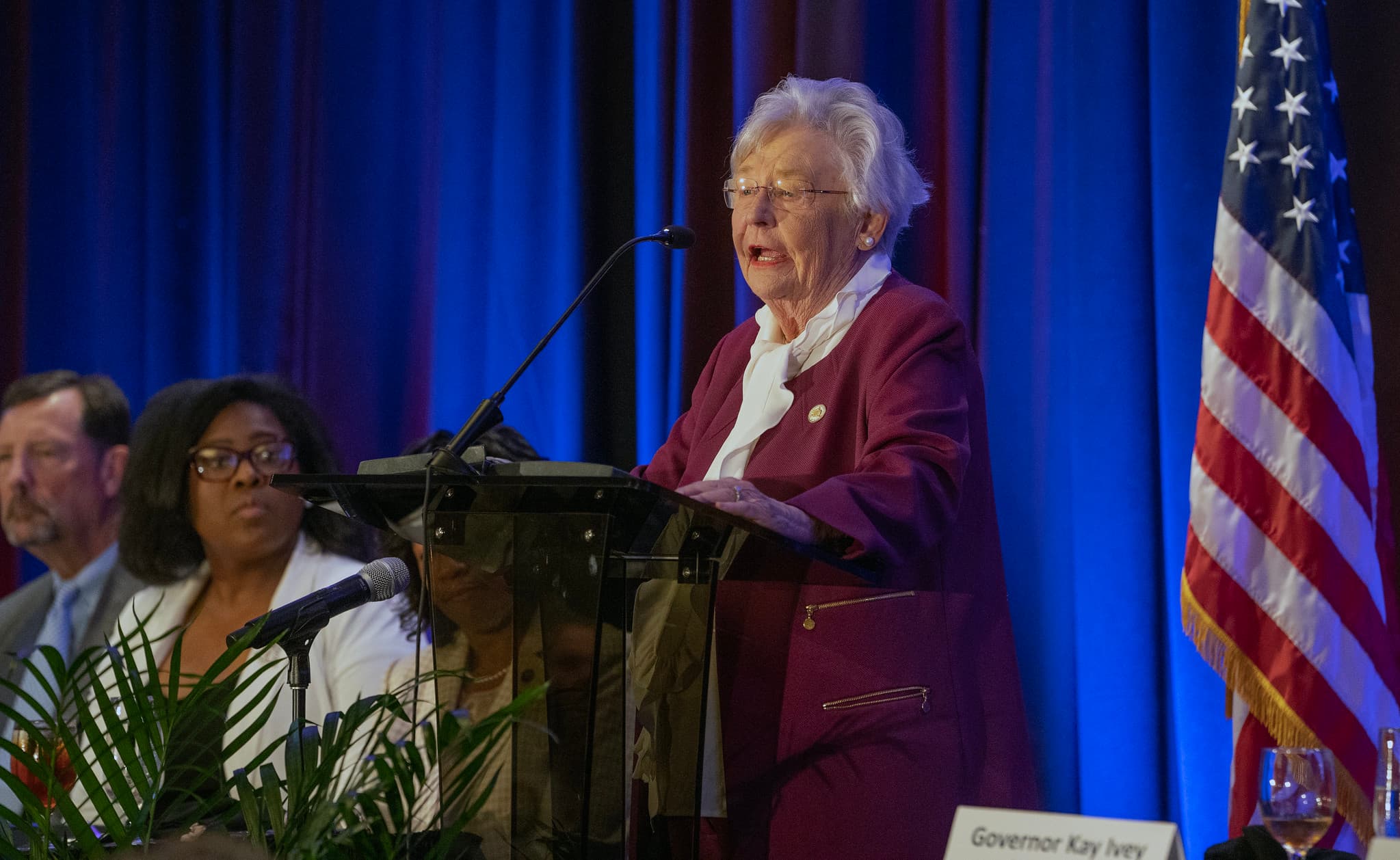 Governor Kay Ivey was keynote speaker to the Decatur-Morgan County Legislative Update at the DoubleTree Hotel Decatur Riverfront Tuesday October 3, 2023 in Decatur, Ala.