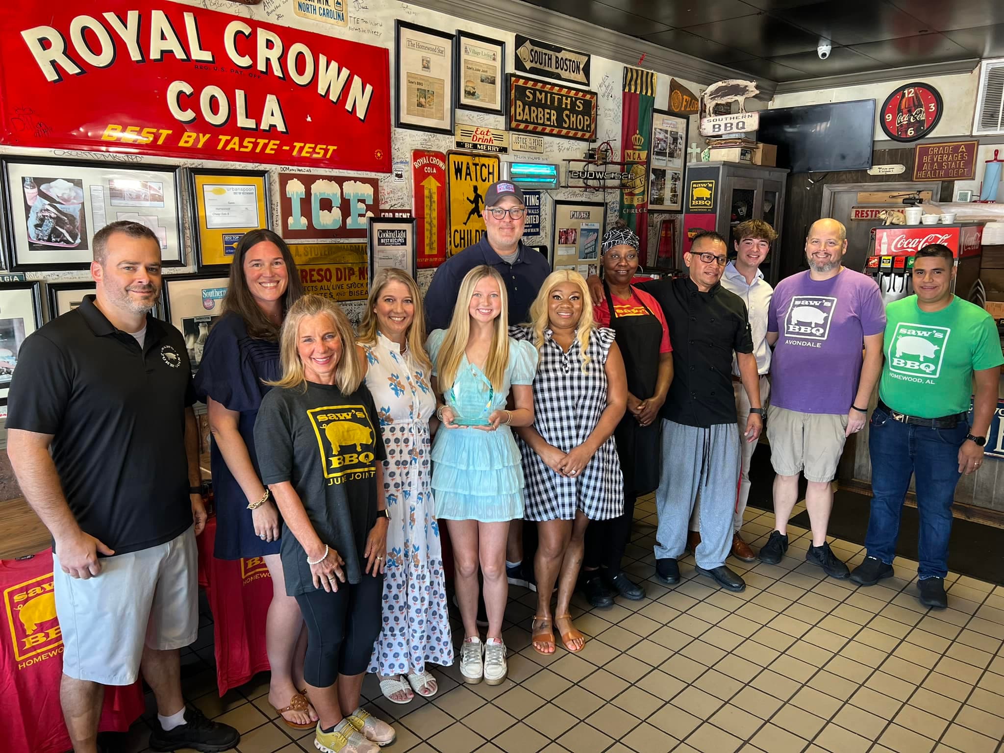 Saw's BBQ received the Bronze Retailer of the Year award.