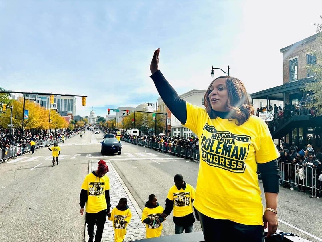 Congressional candidate Sen. Merika Coleman