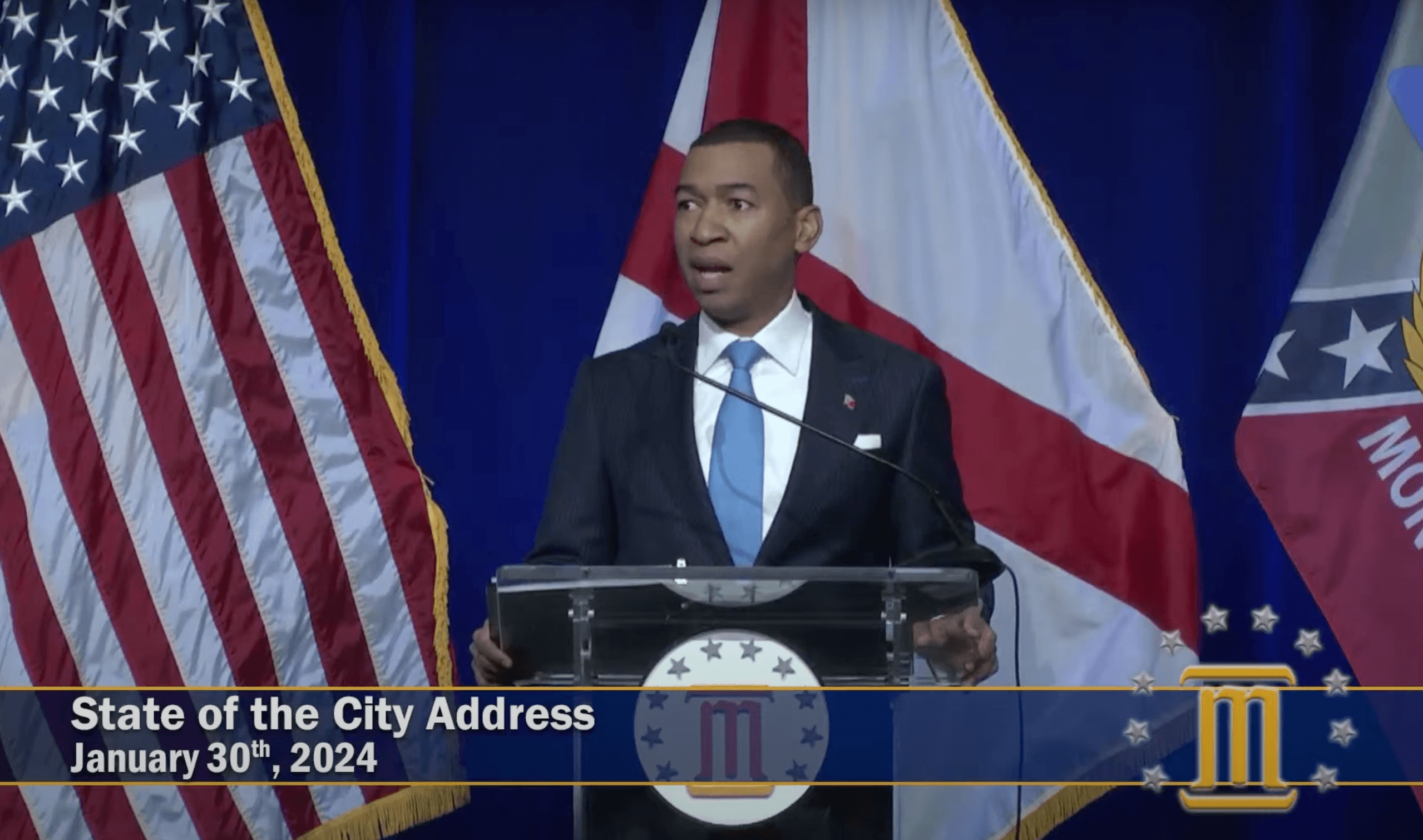 Montgomery Mayor Steven Reed delivers his 2024 State of the City address.
