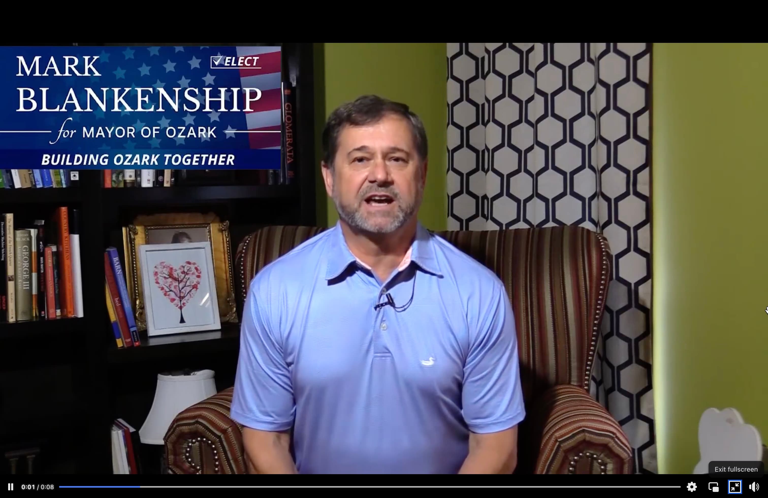Ozark Mayor Mark Blankenship