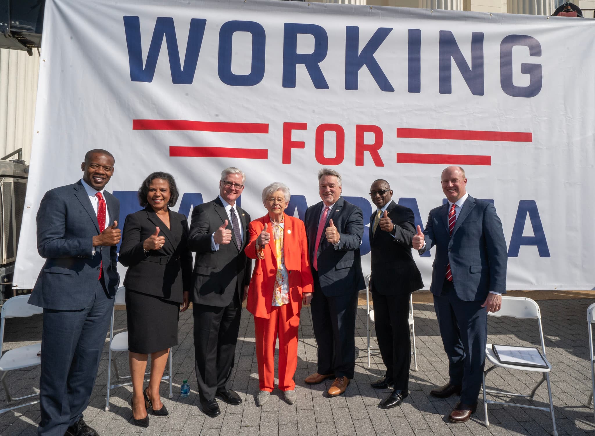 Governor Kay Ivey gave remarks during the Working for Alabama Rollout press conference at the Alabama State Capitol Thursday March 21, 2024 in Montgomery.