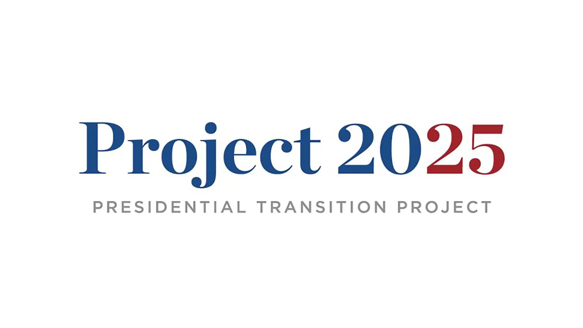 The logo of Project 2025.