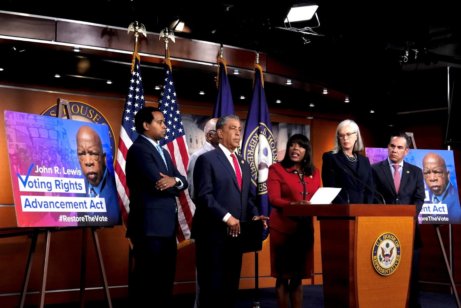 Rep. Sewell Hosts Press Conference on the 11th Anniversary of Shelby County v. Holder