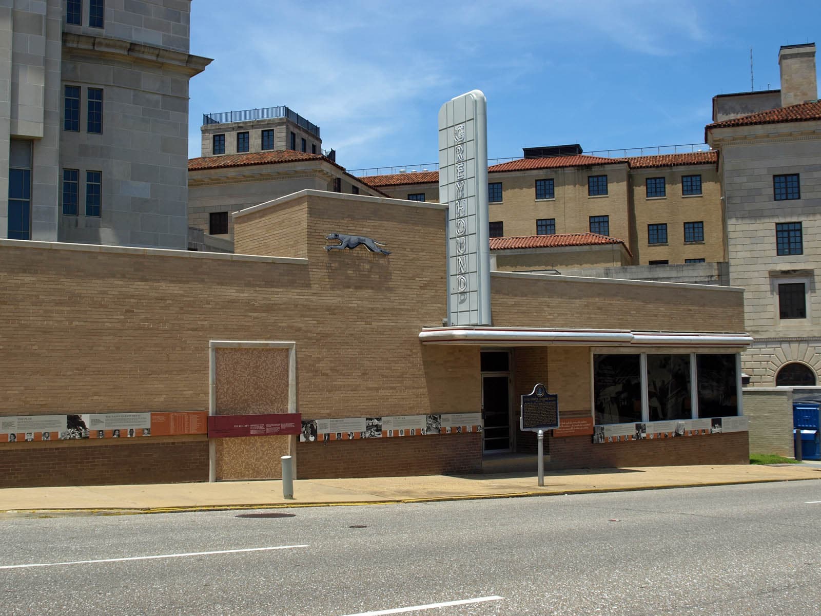 The old Greyhound bus station in Montgomery, Alabama, site of a clash between the Freedom Riders and protesters in 1961.