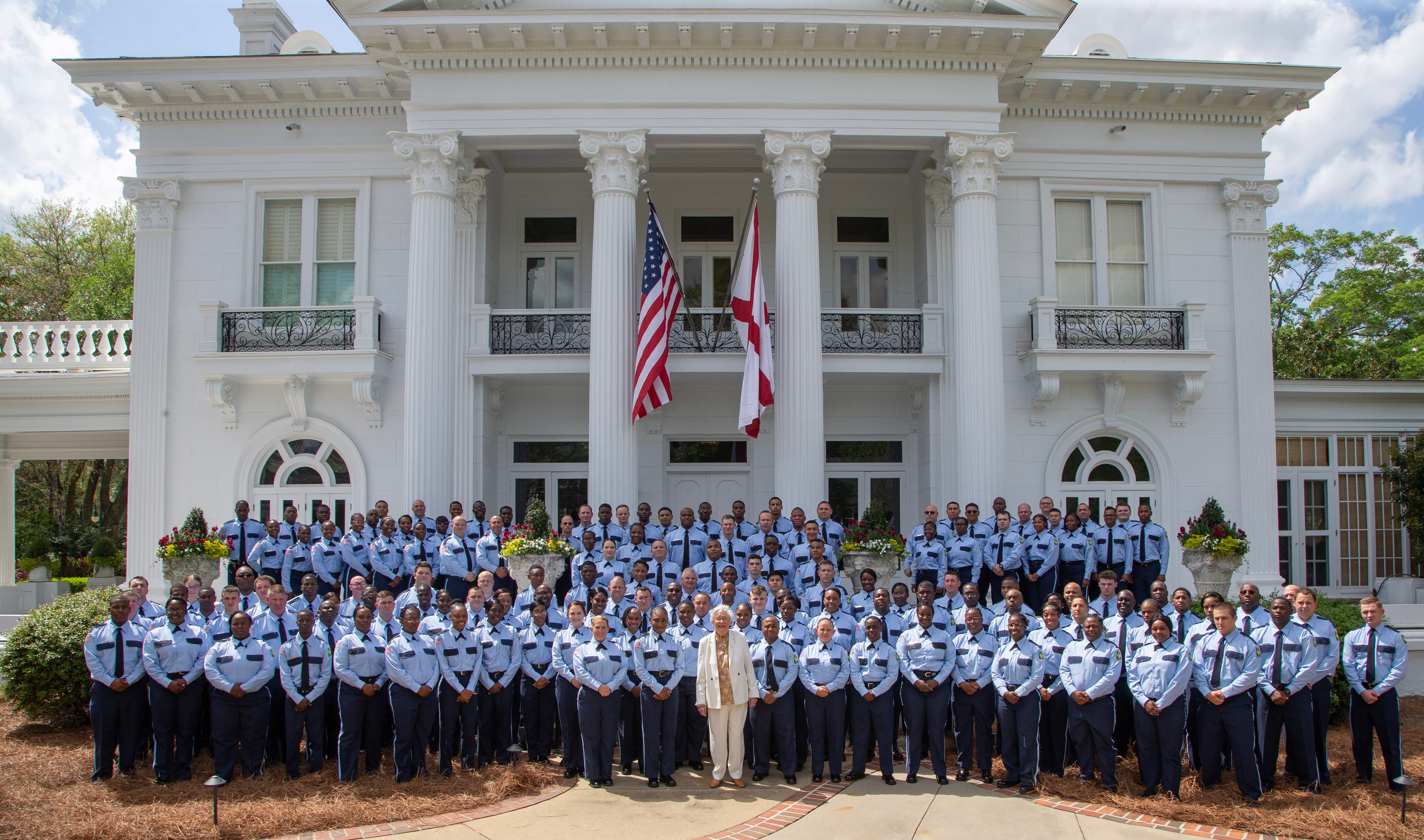 Governor Kay Ivey hosted 130 Department of Corrections graduates for a reception at the Executive Mansion Wednesday April 2, 2025 in Montgomery, Ala.