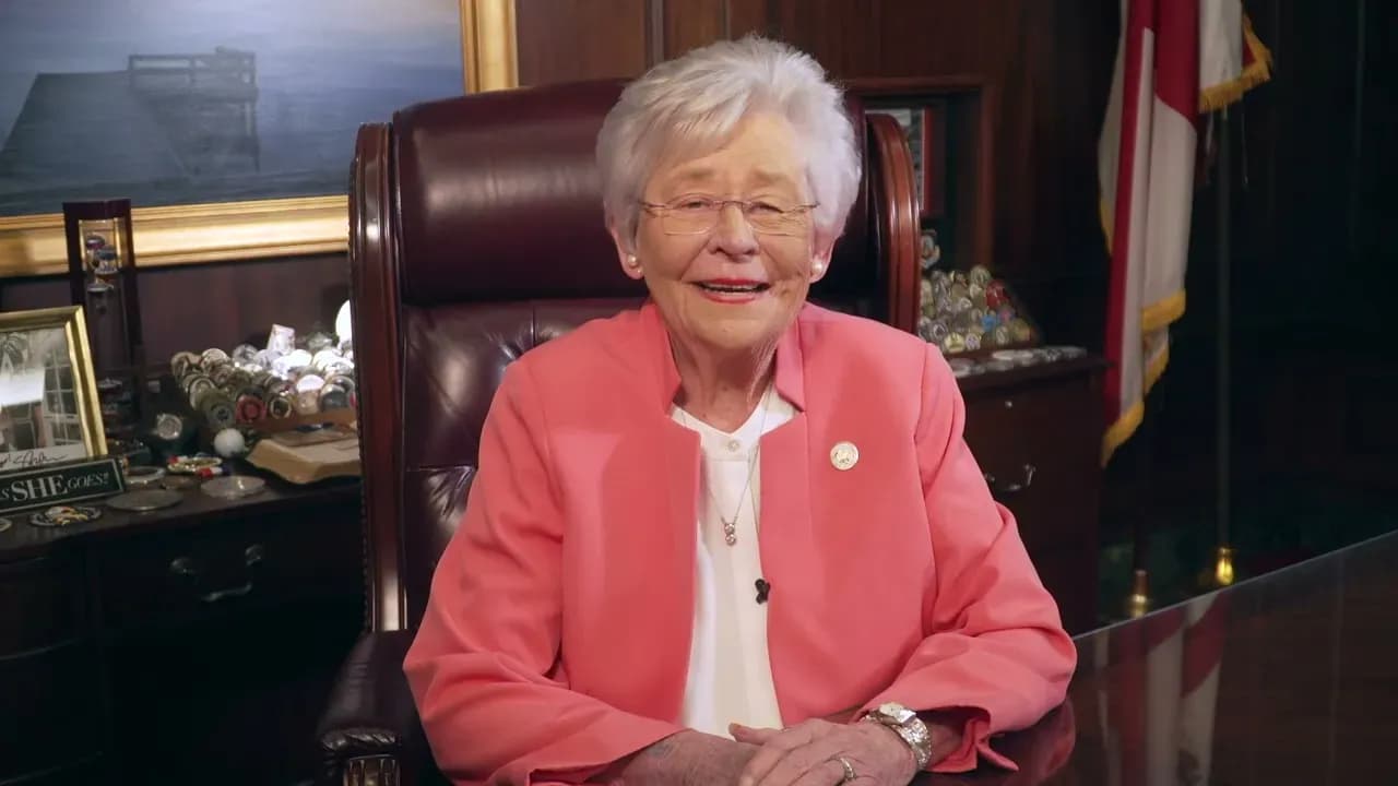 Gov. Kay Ivey delivers a National Day of Prayer message.
