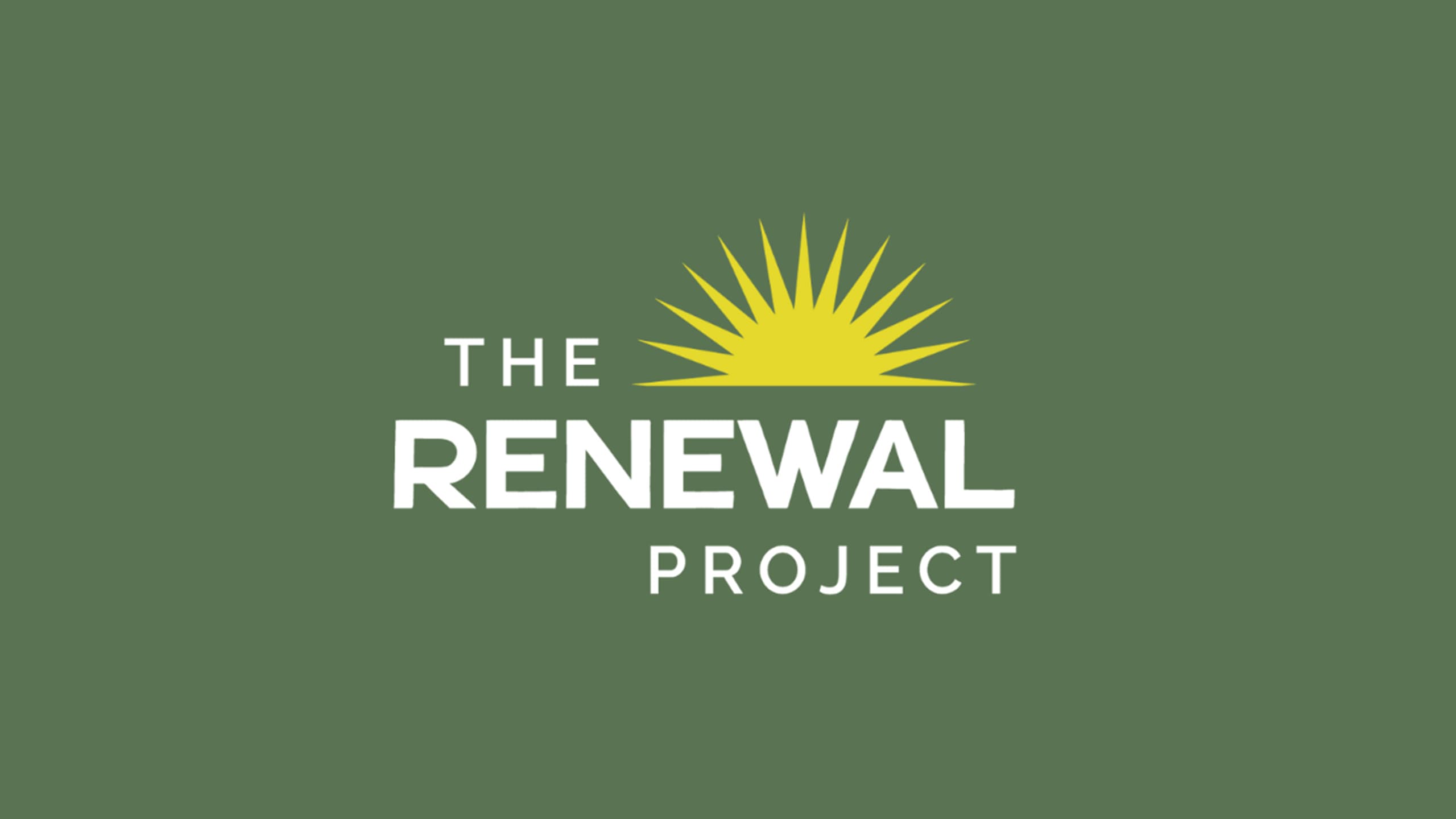 The logo of The Renewal Project.