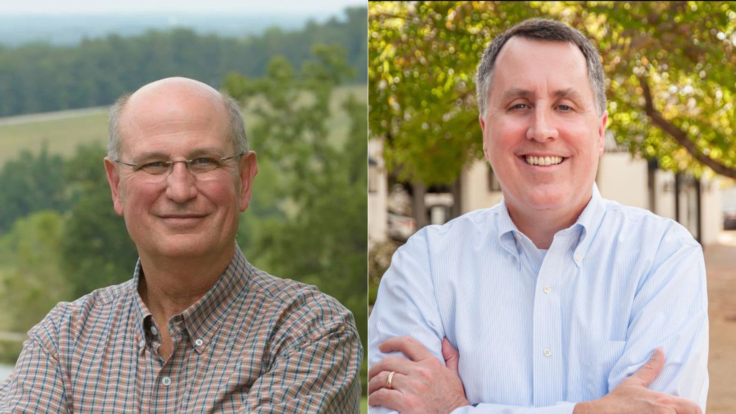 Sen. Larry Stutts and House District 63 candidate Norman Crow.