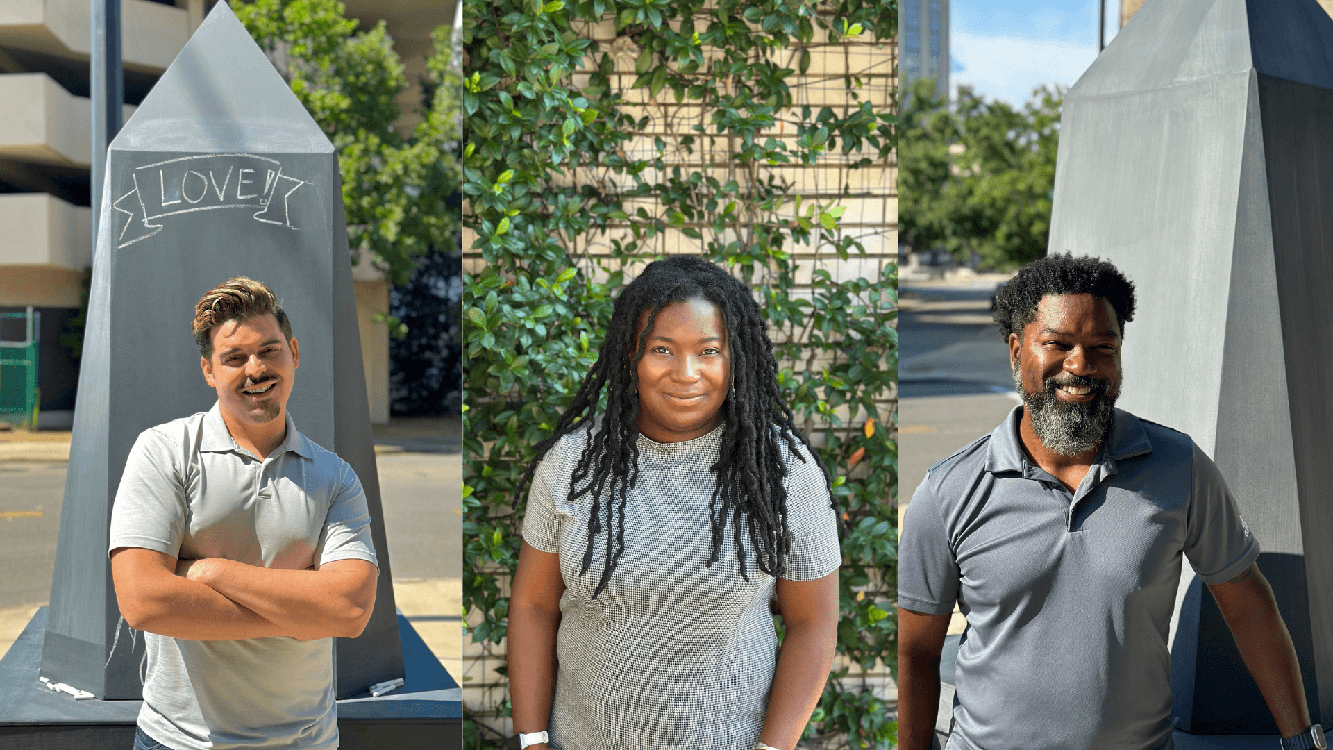 Artists Jose Vasques, Ashley Leshawn and Robin Chapman debuted their installation (Un)Set in Stone over the weekend in Montgomery.
