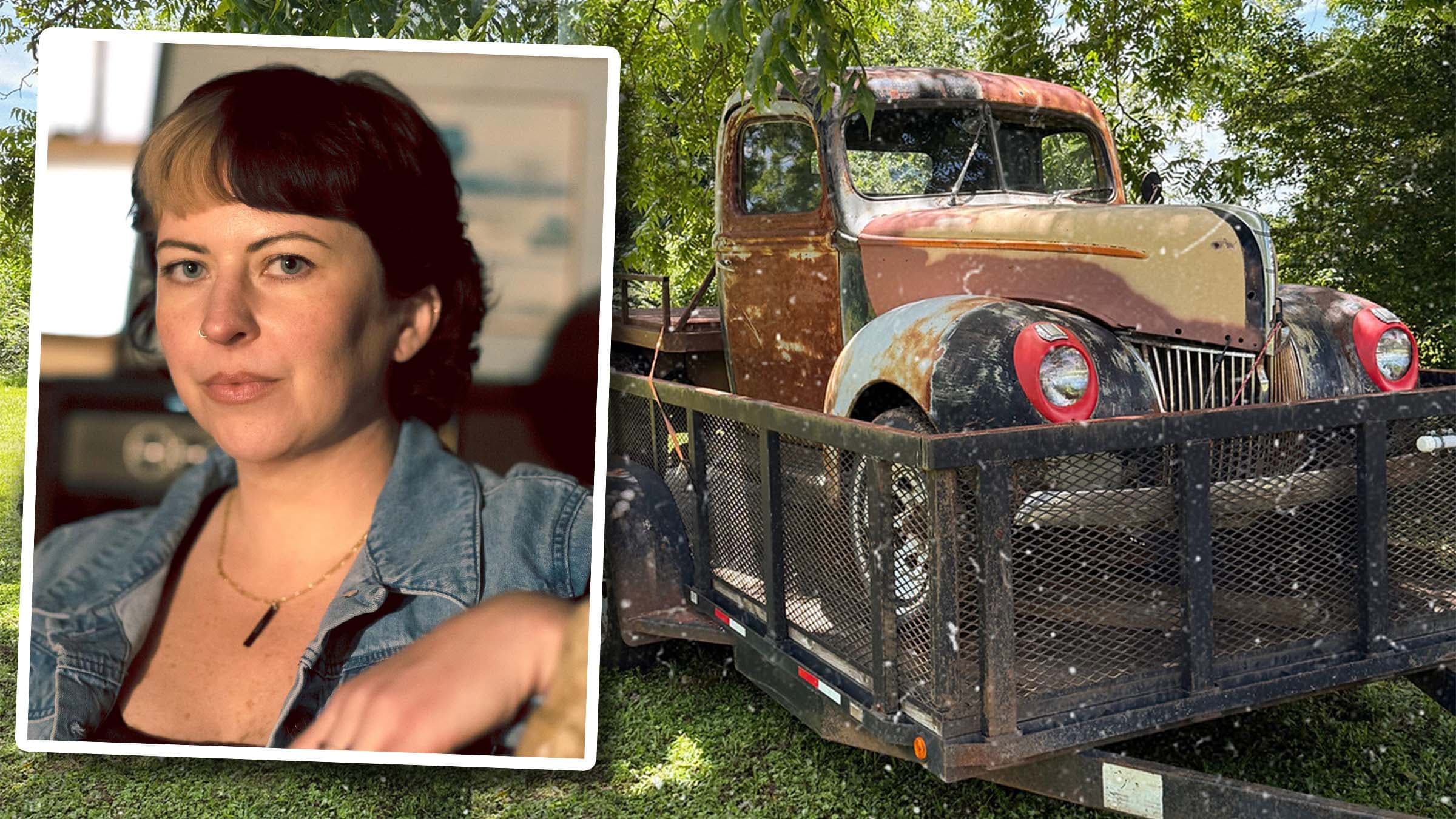 Alabama native Karie Fugett is transforming a rusty 1940s Ford pickup into a traveling banned book store to raise awareness of censorship.