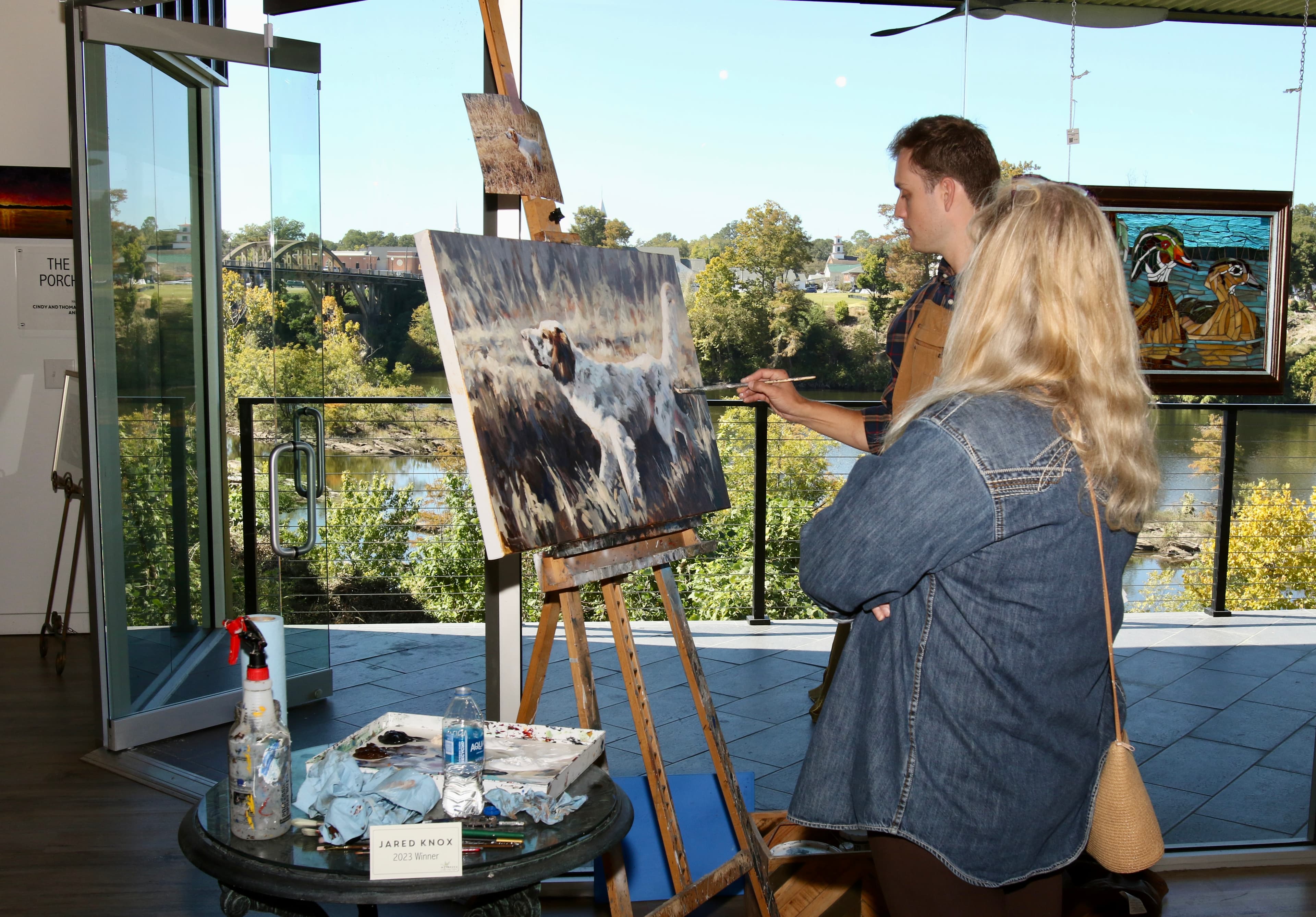 Jared Knox will be one of the artist who be painting during the fourth annual Wetumpka Wildlife Arts Festival (WEWA), which set for Saturday, Oct. 25, in downtown Wetumpka. The festival features a variety of activities and workshops for the entire family.