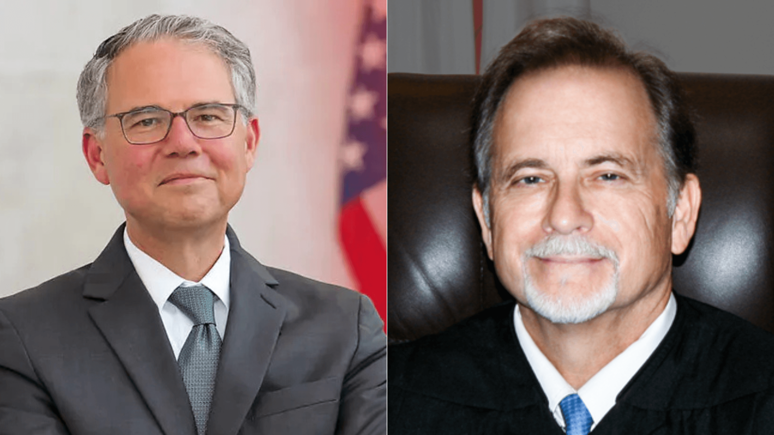 Alabama Supreme Court candidate Brad Mendheim and Greg Shaw.