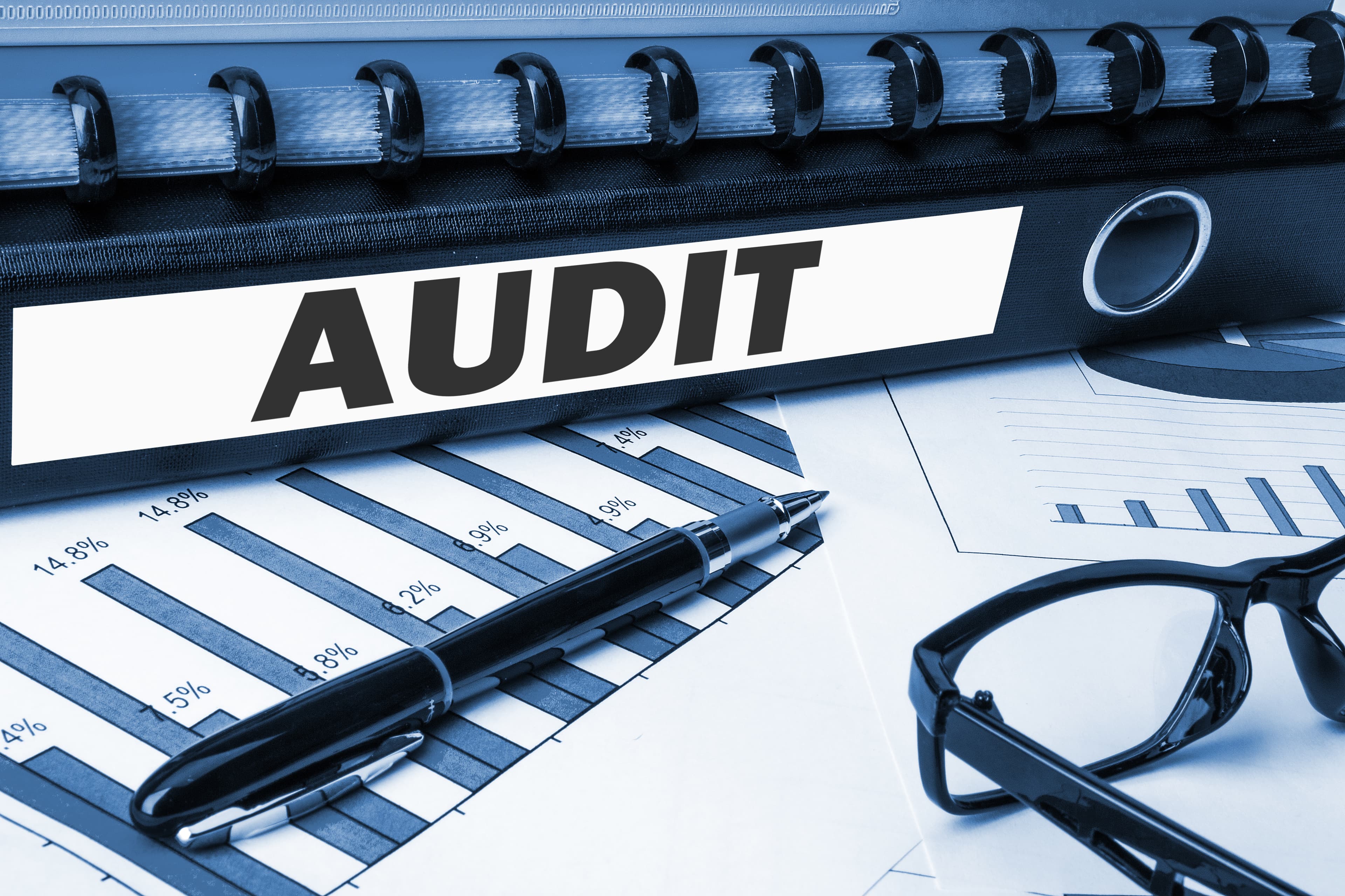 document folder with label audit