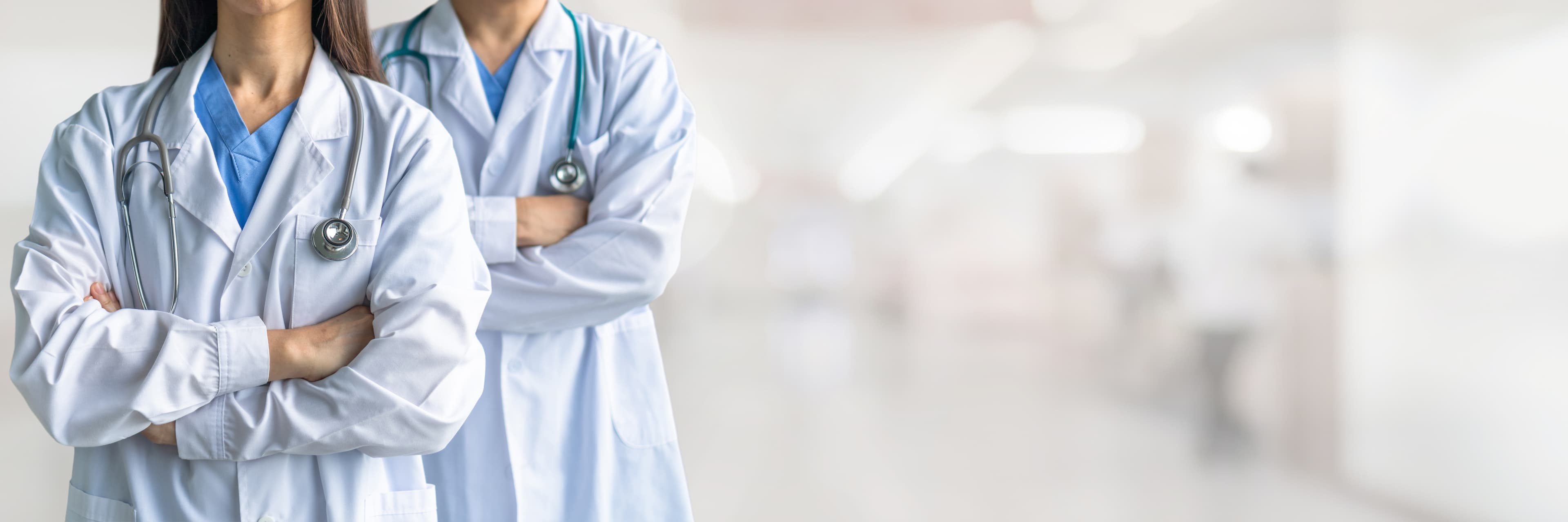 Surgeon and anesthetist doctor ER surgical team with medical clinic room background for emergency nursing care professional teamwork and patient trust in ICU hospital's hospitality concept