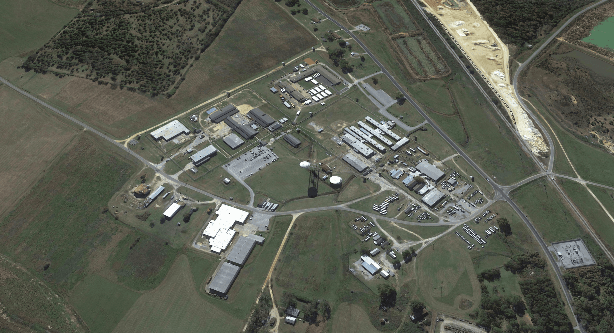 Staton Correctional Facility and Draper Correctional Facility near Elmore, Alabama.