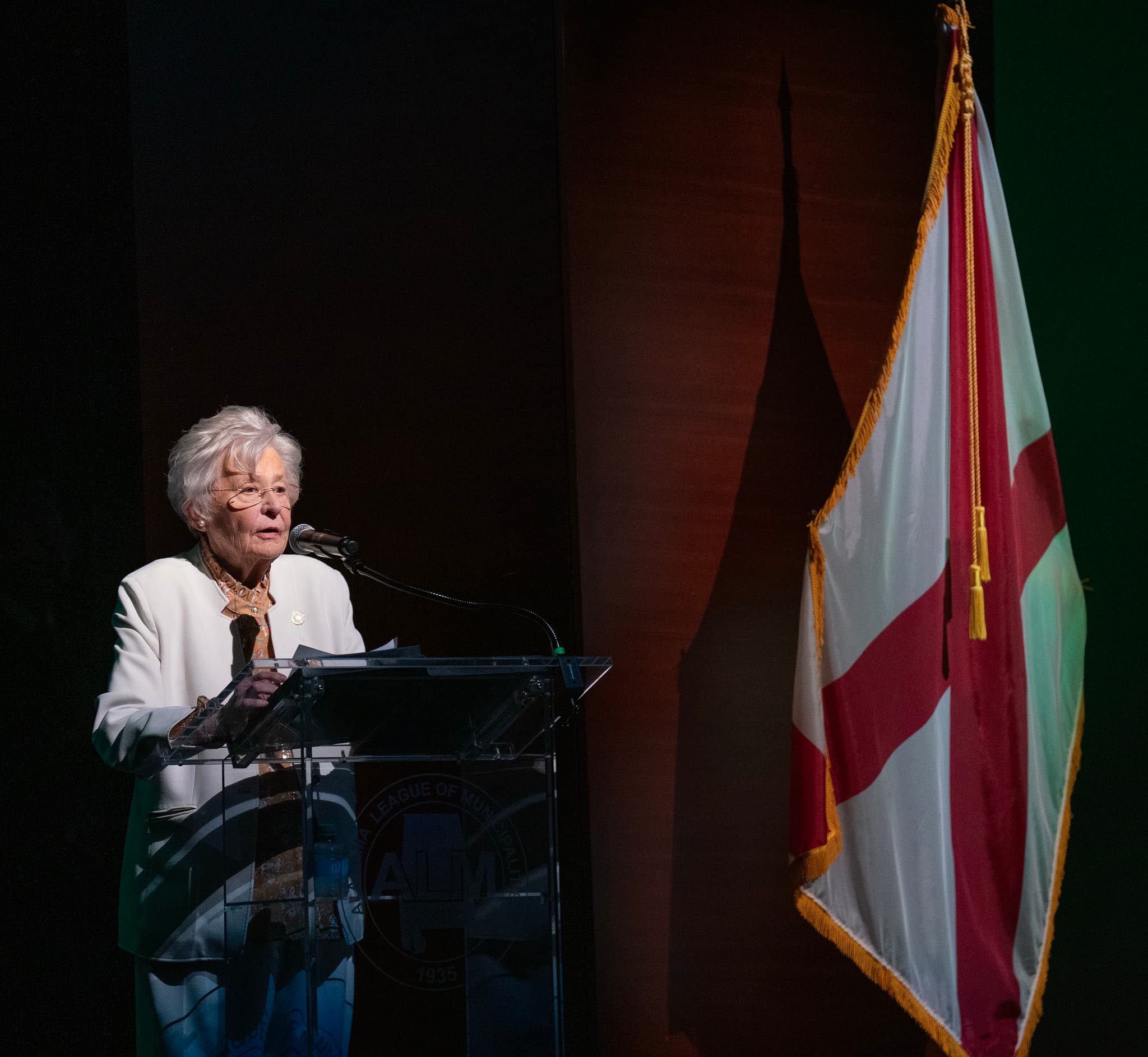 Governor Kay Ivey gave remarks to the Alabama League of Municipalities Annual Convention at the Montgomery Performing Arts Center Tuesday, April 28, 2026 in Montgomery, Ala.